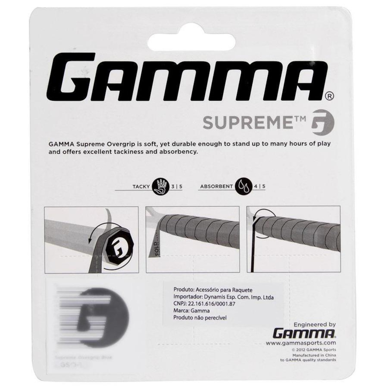 Overgrip Gamma Supreme - 3 Unidades - Foto 4