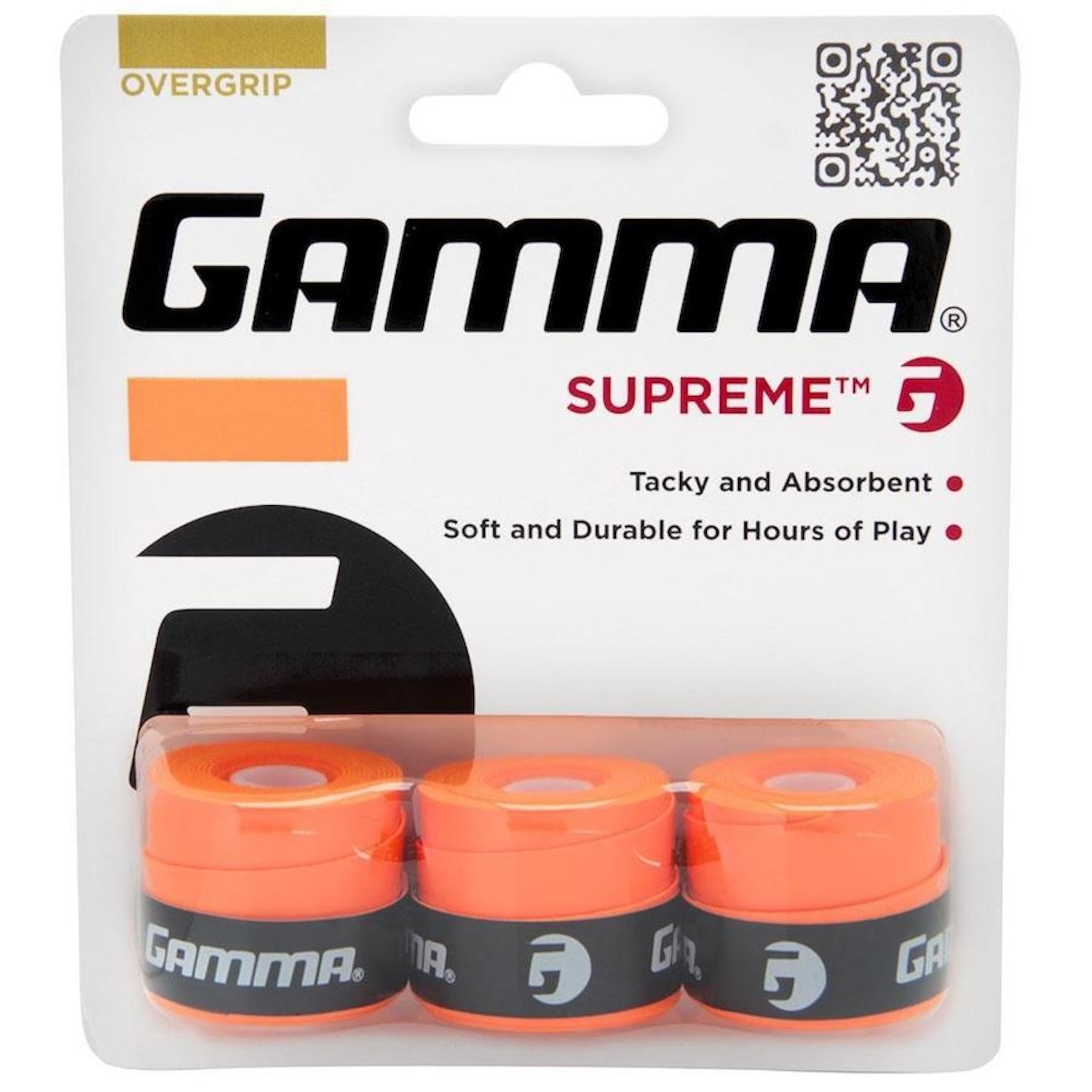 Overgrip Gamma Supreme - 3 Unidades - Foto 1