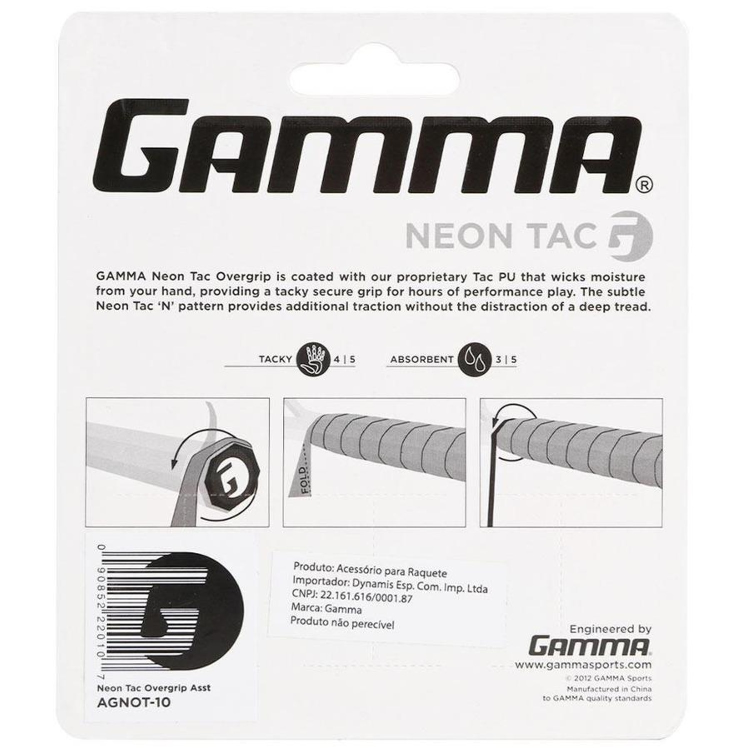 Overgrip Gamma Neon Tac - 3 Unidades Diversos - Foto 4