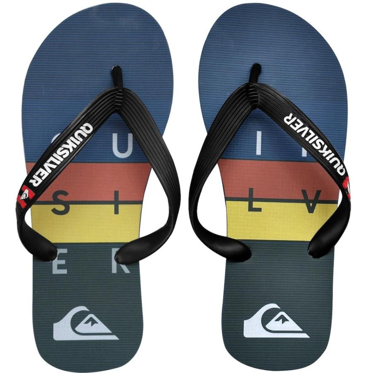 Chinelo Quiksilver Molokai WordBlock - Masculino - Foto 1