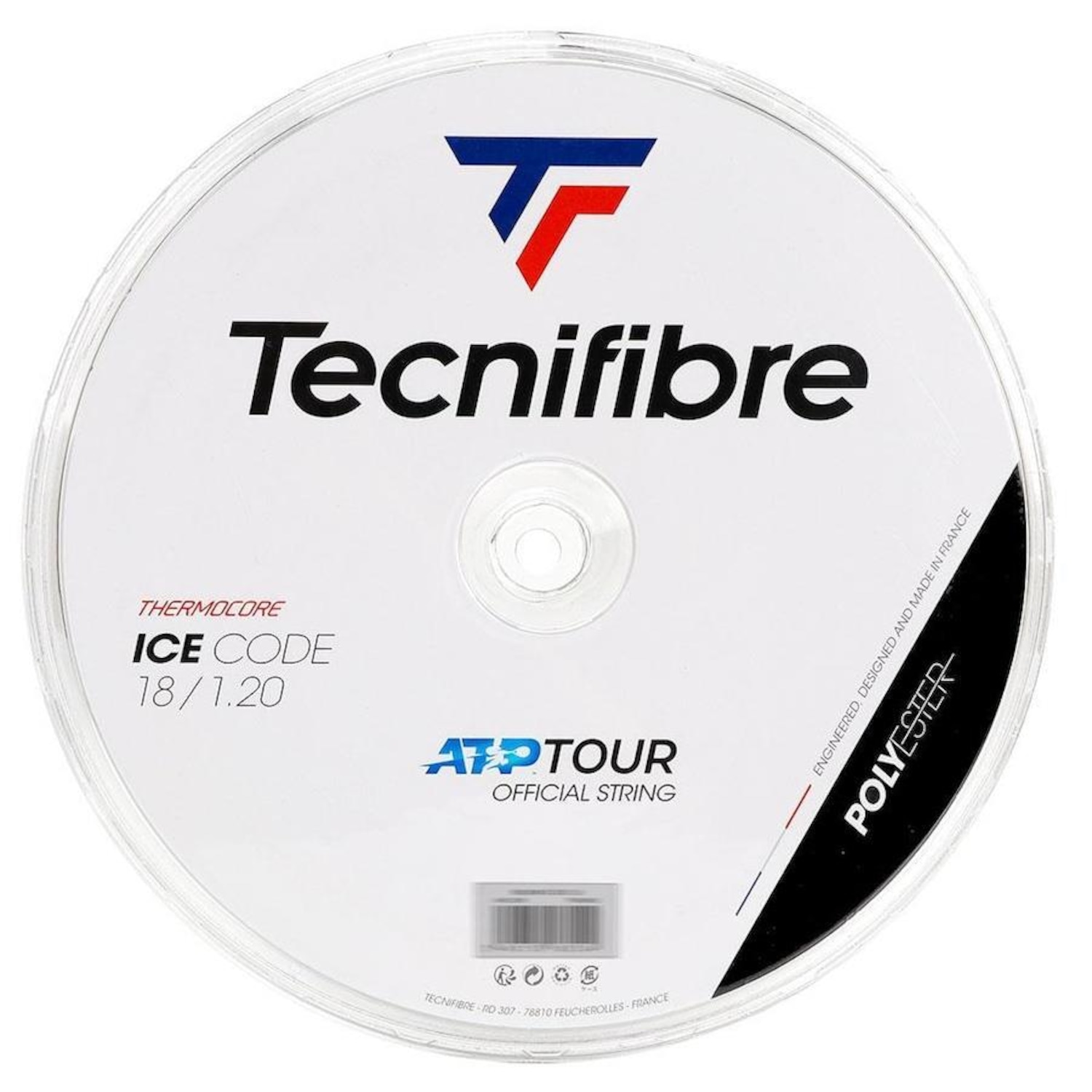Corda Tecnifibre Ice Code Rolo com 200 Metros - 18L 1.20mm - Foto 1