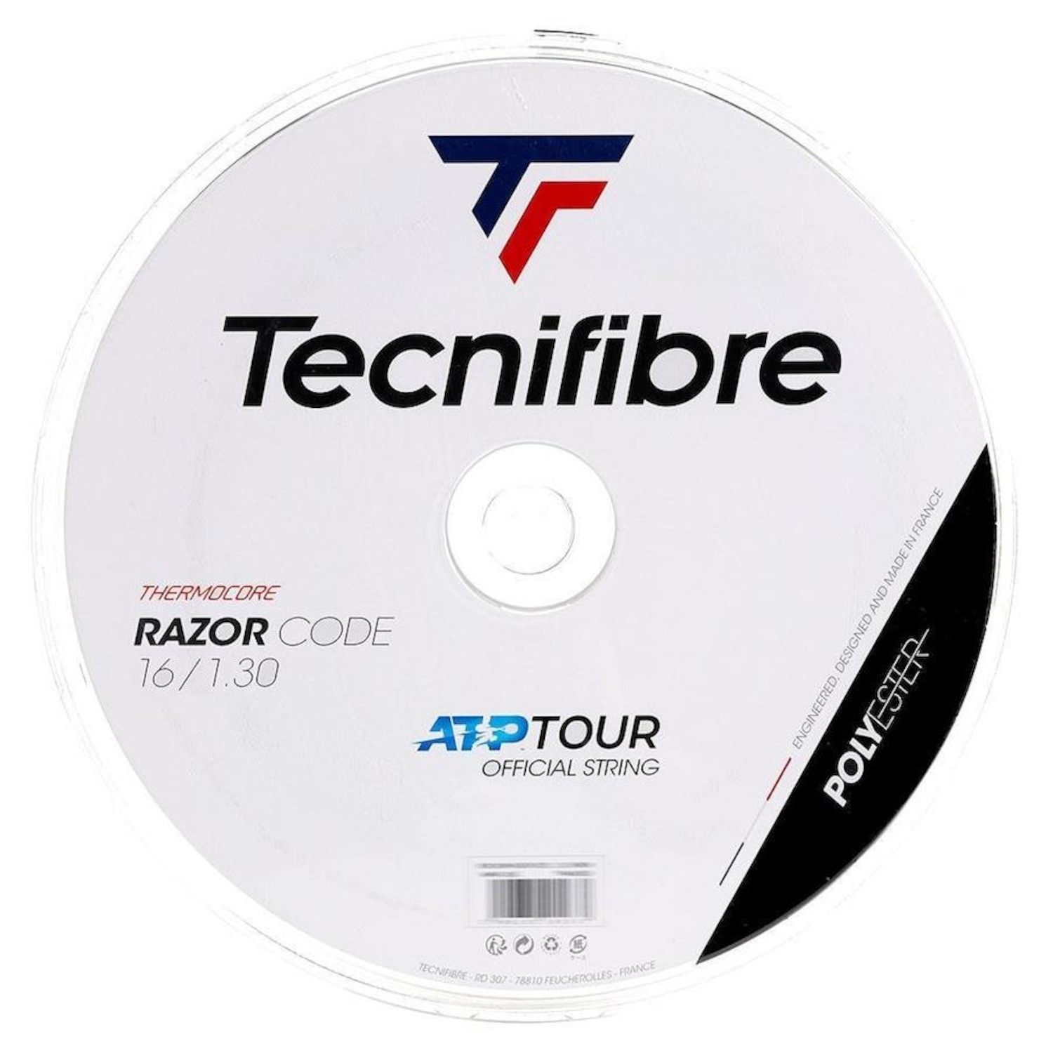 Corda Tecnifibre Razor Code Rolo com 200 Metros - 16L 1.30mm - Foto 1