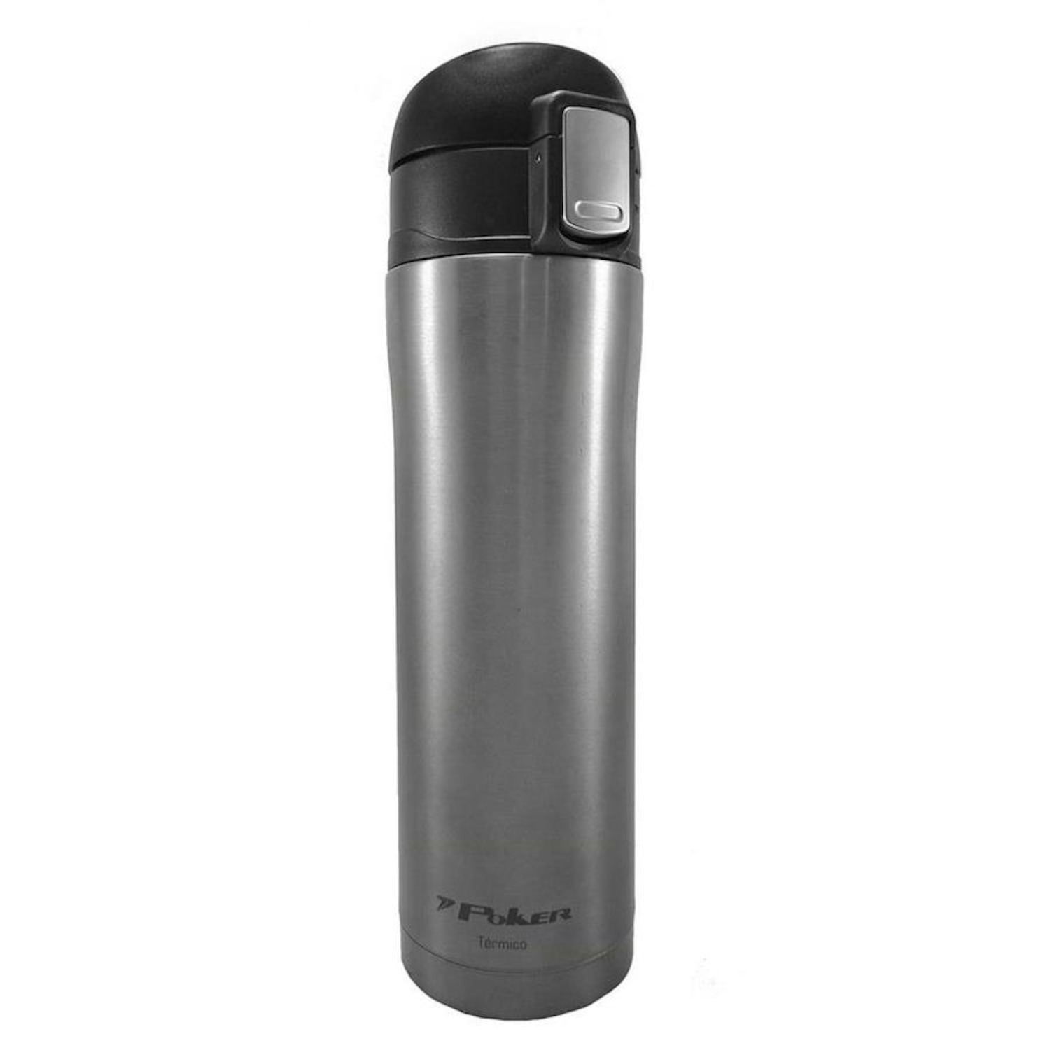 Garrafa Squeeze de Aço Inox Poker Térmico - 420ml - Foto 1