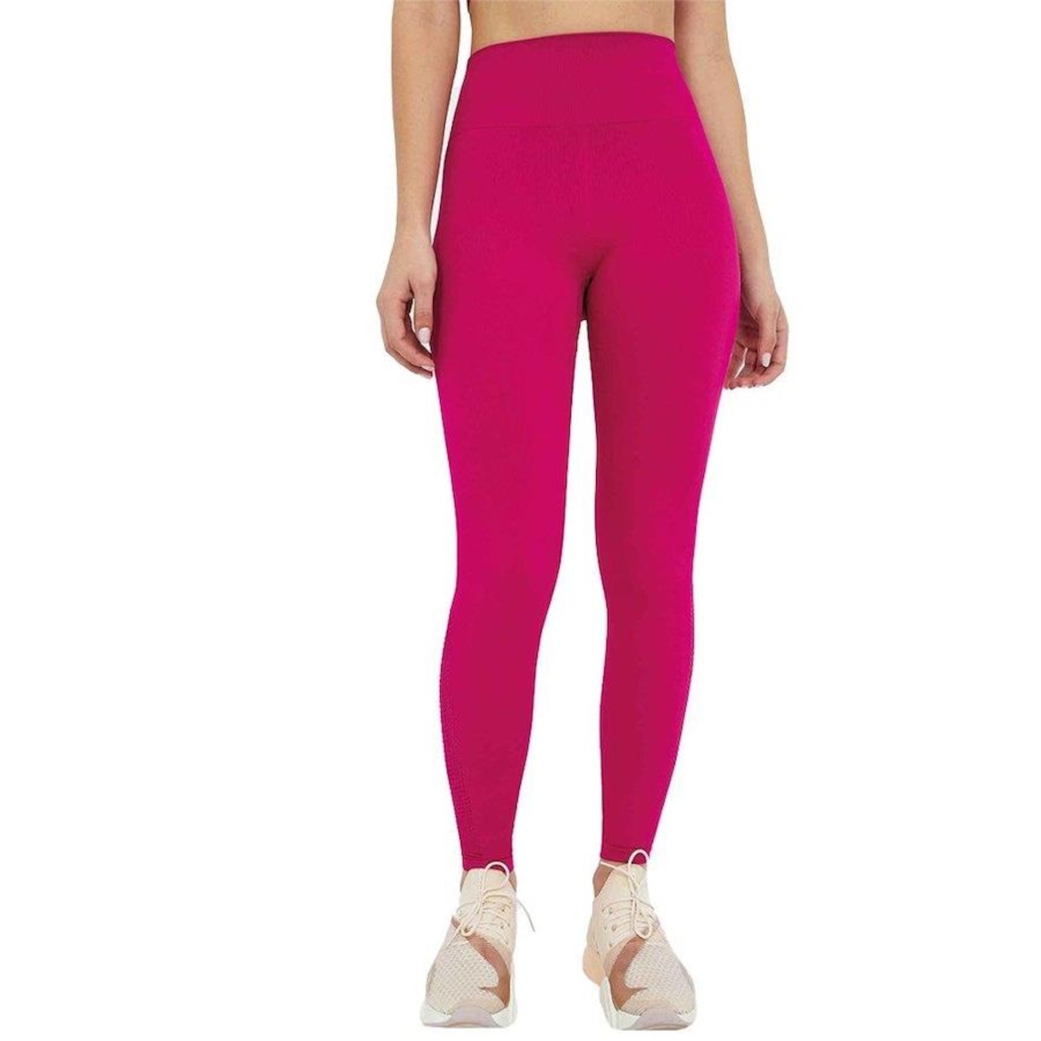 Calça Legging Alto Giro Seamless - Feminina - Foto 1