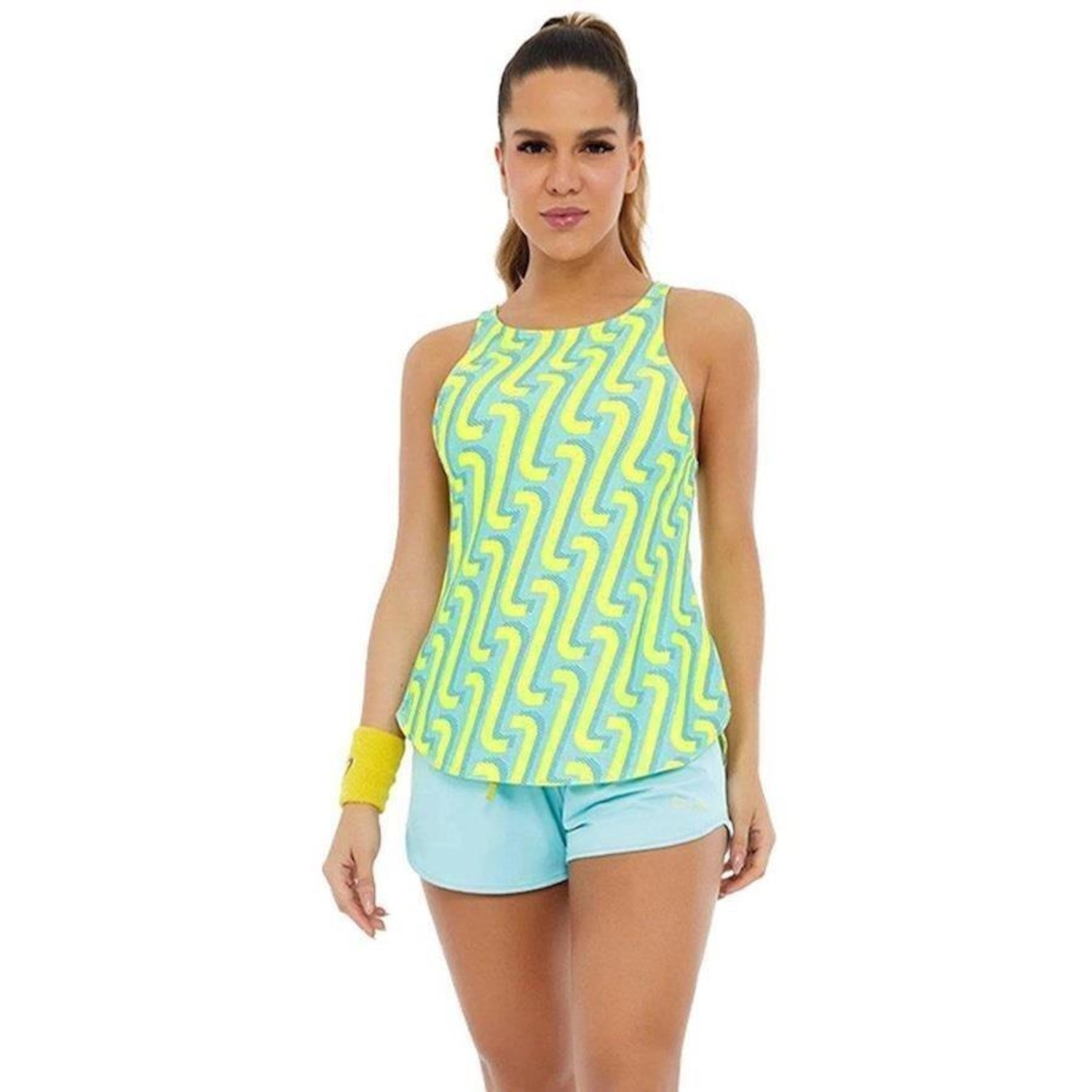 Camiseta Regata Alto Giro Microway - Feminina - Foto 1