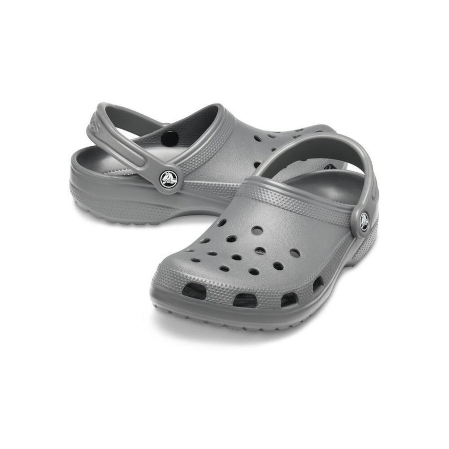 Sandália Crocs Classic Slate - Unissex - Foto 4