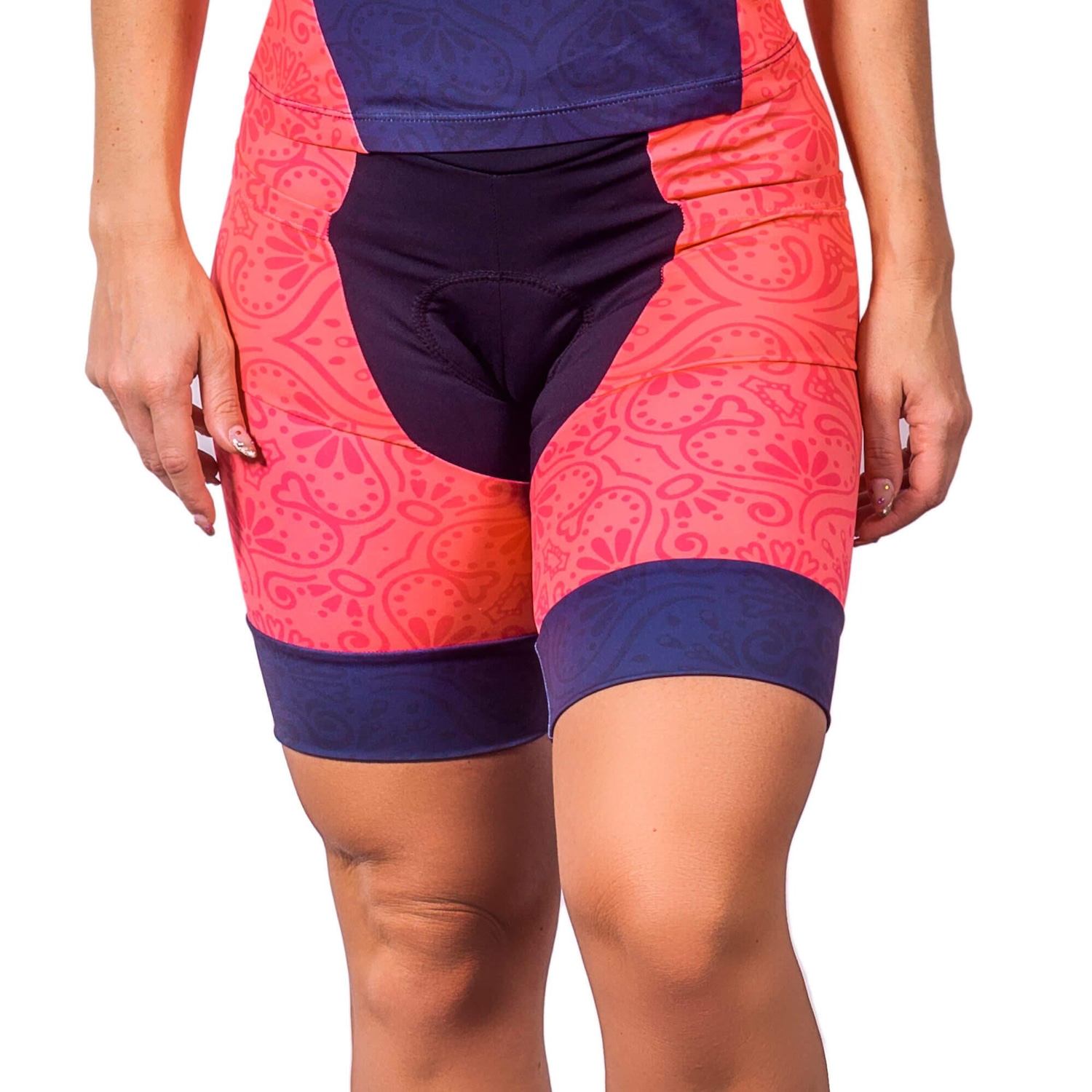 Bermuda de Triathlon Kauna Elite Flower UV50+ - - Foto 1