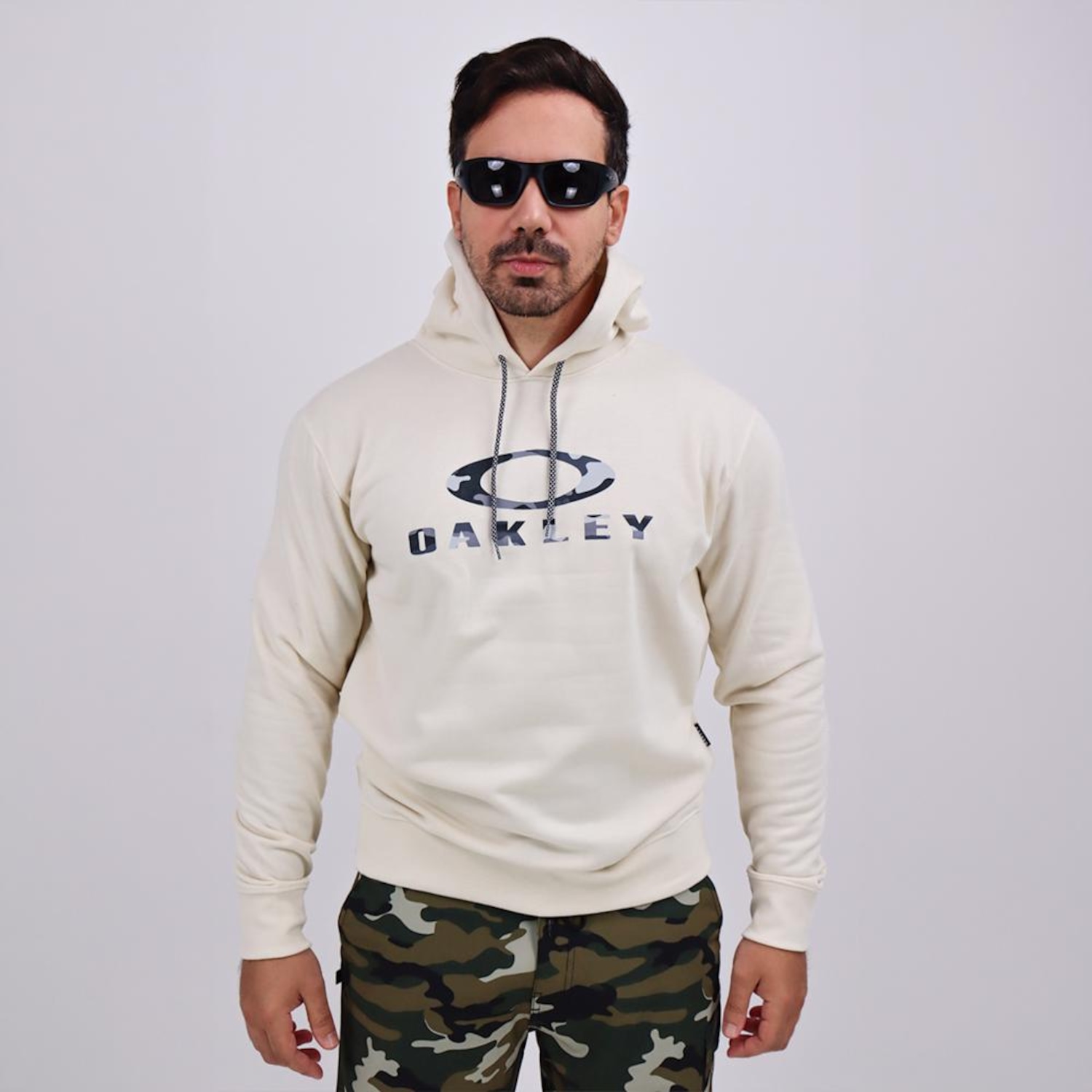 Blusão de Moletom com Capuz Oakley Camuflado Hoodie - Foto 1