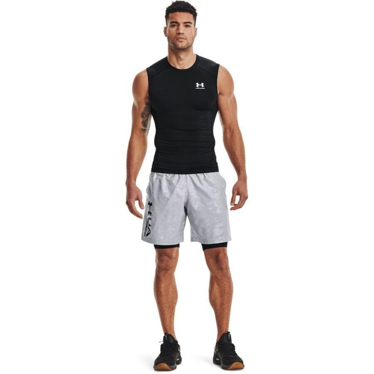 Camiseta de Compressão Under Armour Regata Heatgear - Masculina - Foto 2