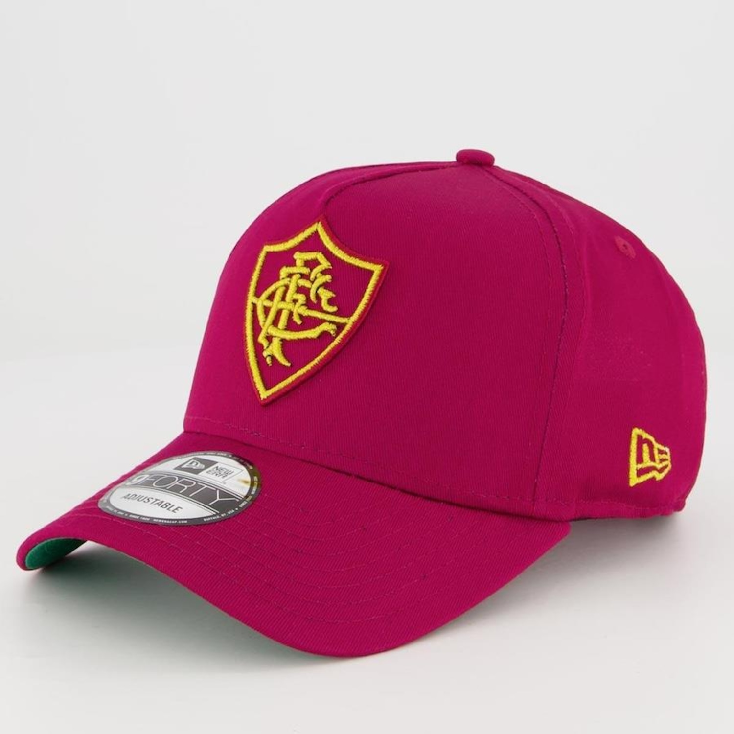 Boné Aba Curva New Era Fluminense Grená - Snapback - Adulto - Foto 1
