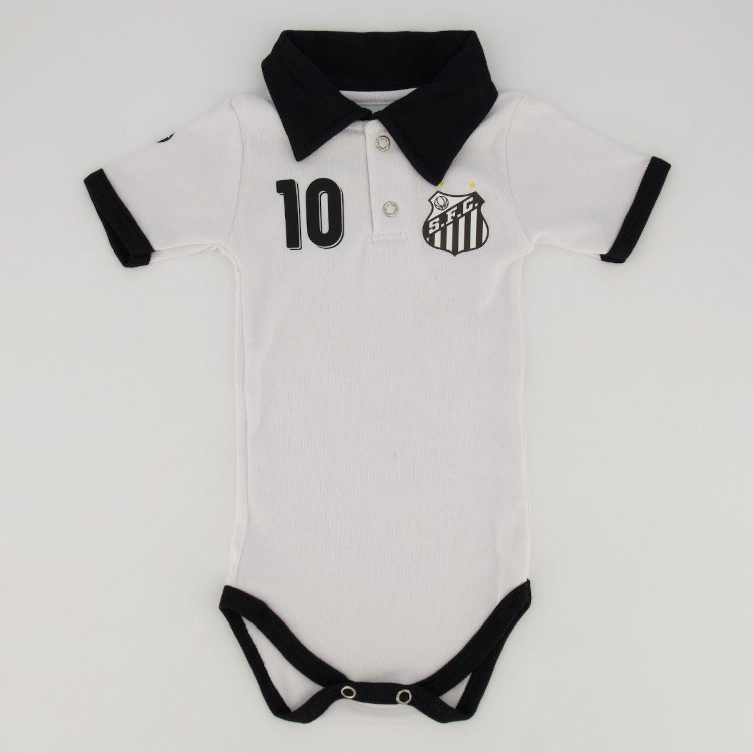 Body Polo do Santos Torcida Baby Number - Infantil - Foto 1
