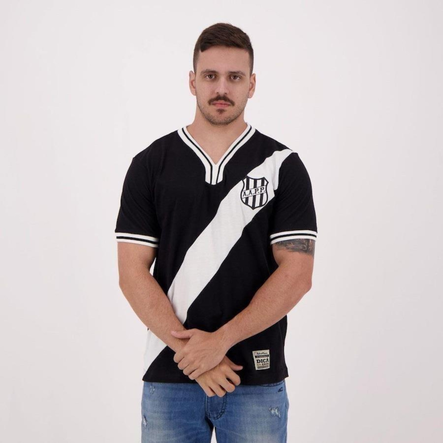 Camisa do Ponte Retrô II 1977 - Masculina - Foto 3