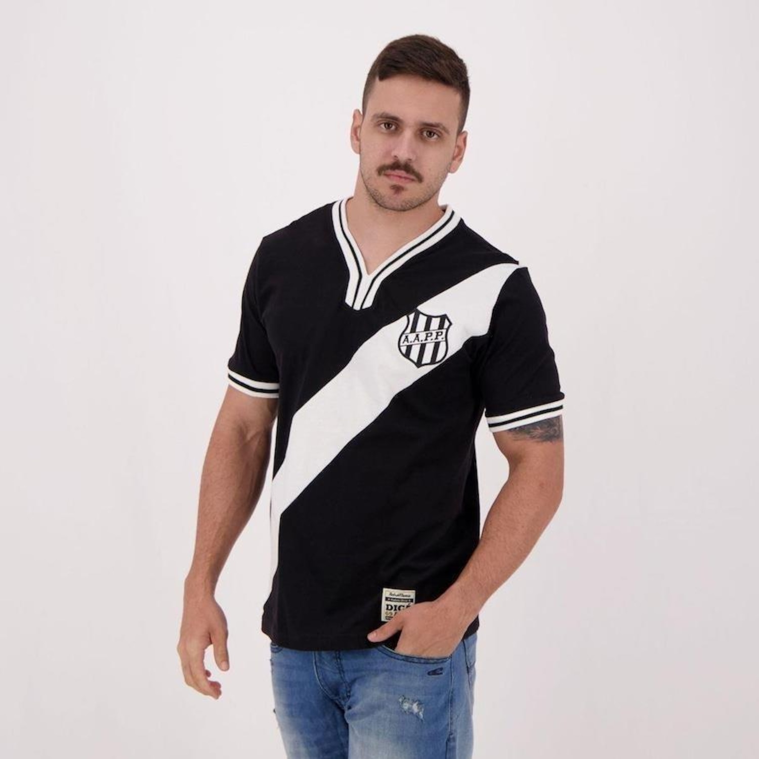 Camisa do Ponte Retrô II 1977 - Masculina - Foto 4