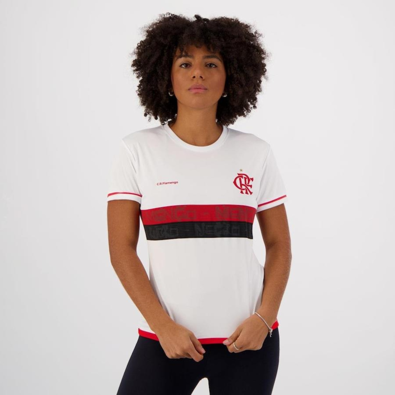 Camisa do Flamengo Braziline Approval - Feminina - Foto 1