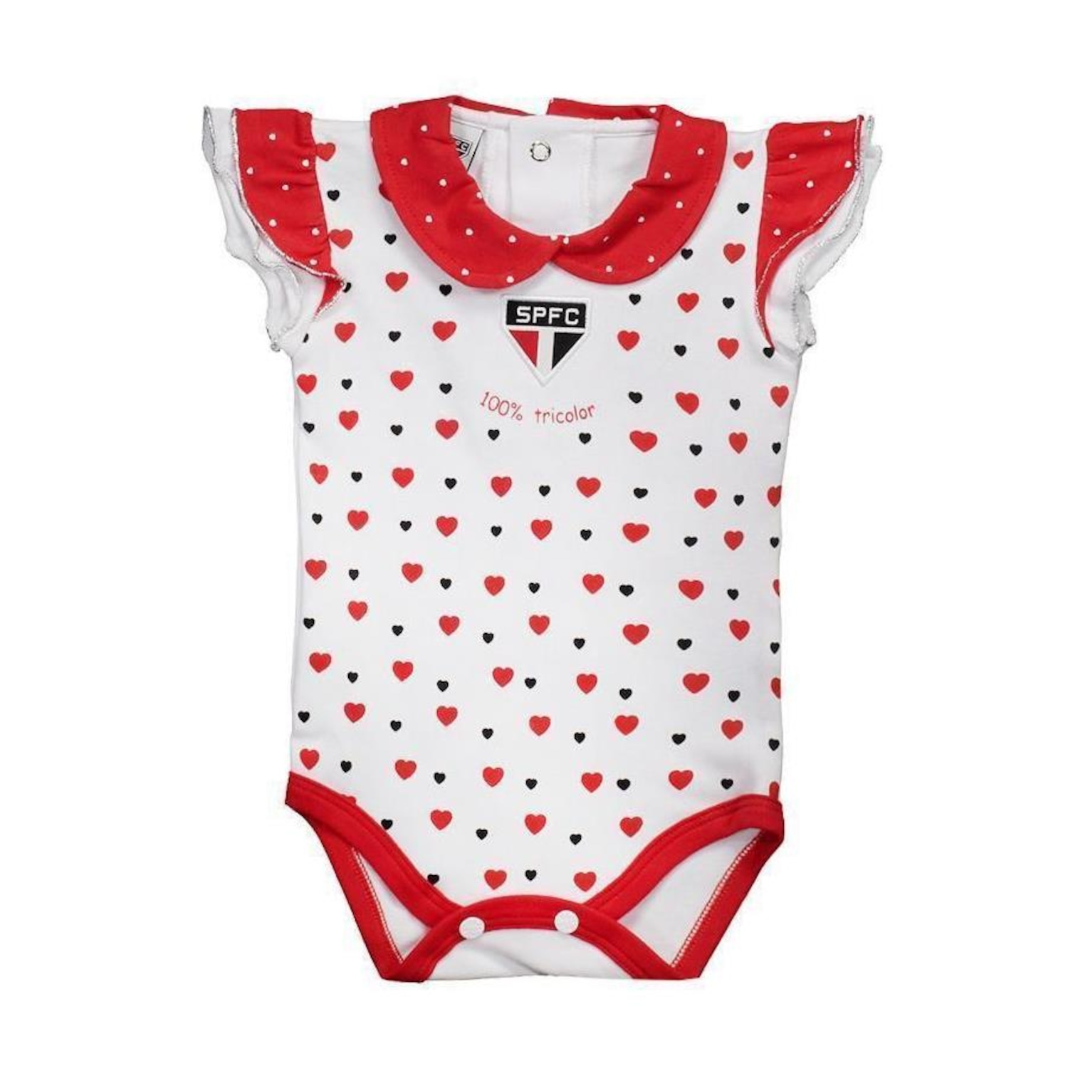 Body do São Paulo Reve Dor Heart - Infantil - Foto 1
