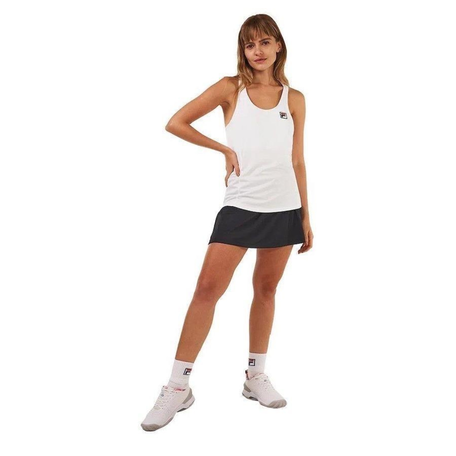 Skort Fila Tennis Ceti Fbox - Feminino - Foto 4