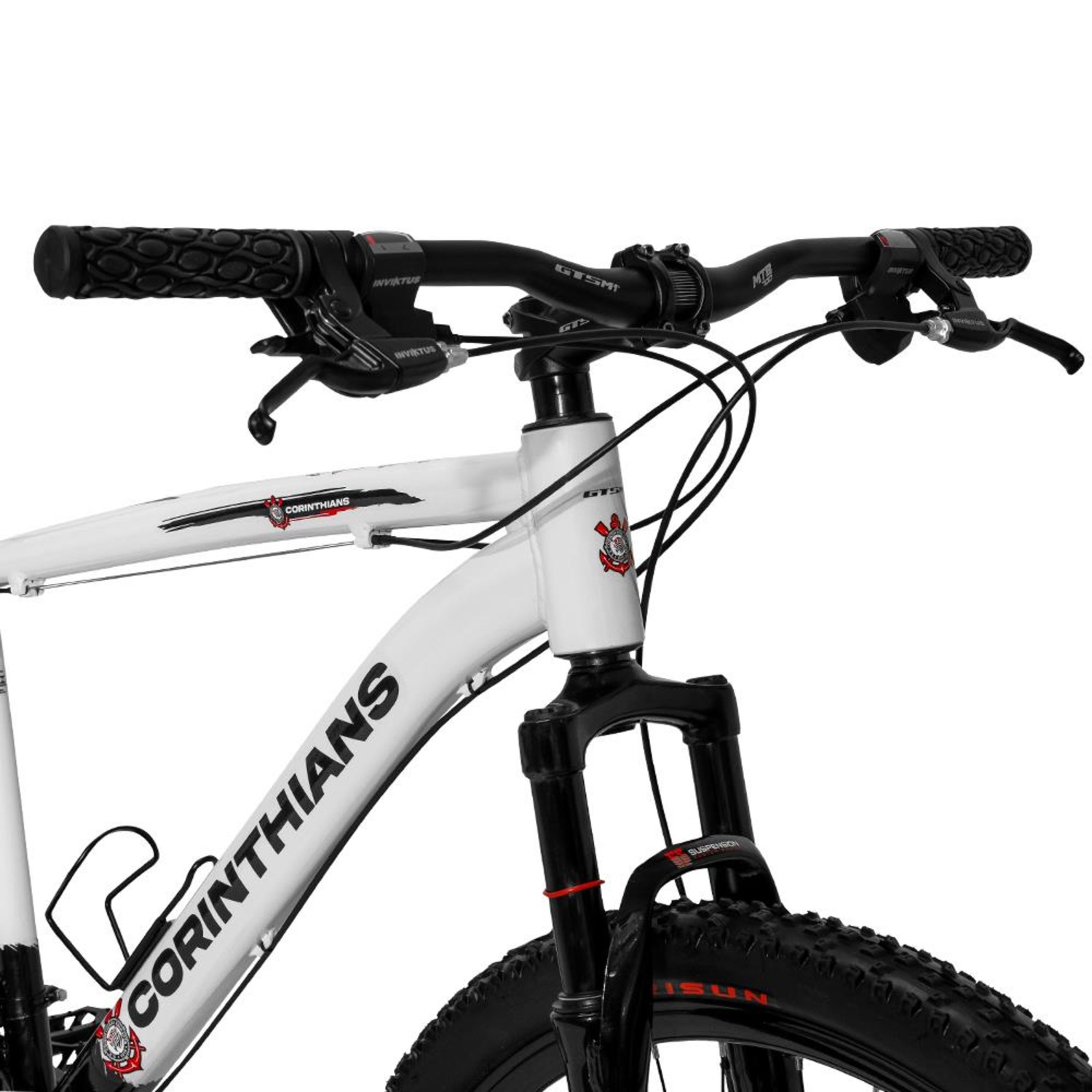 Bicicleta GTS M1 Corinthians Oficial - Aro 29 - Freio a Disco - Câmbio Shimano 21V - 21 Marchas - Foto 4