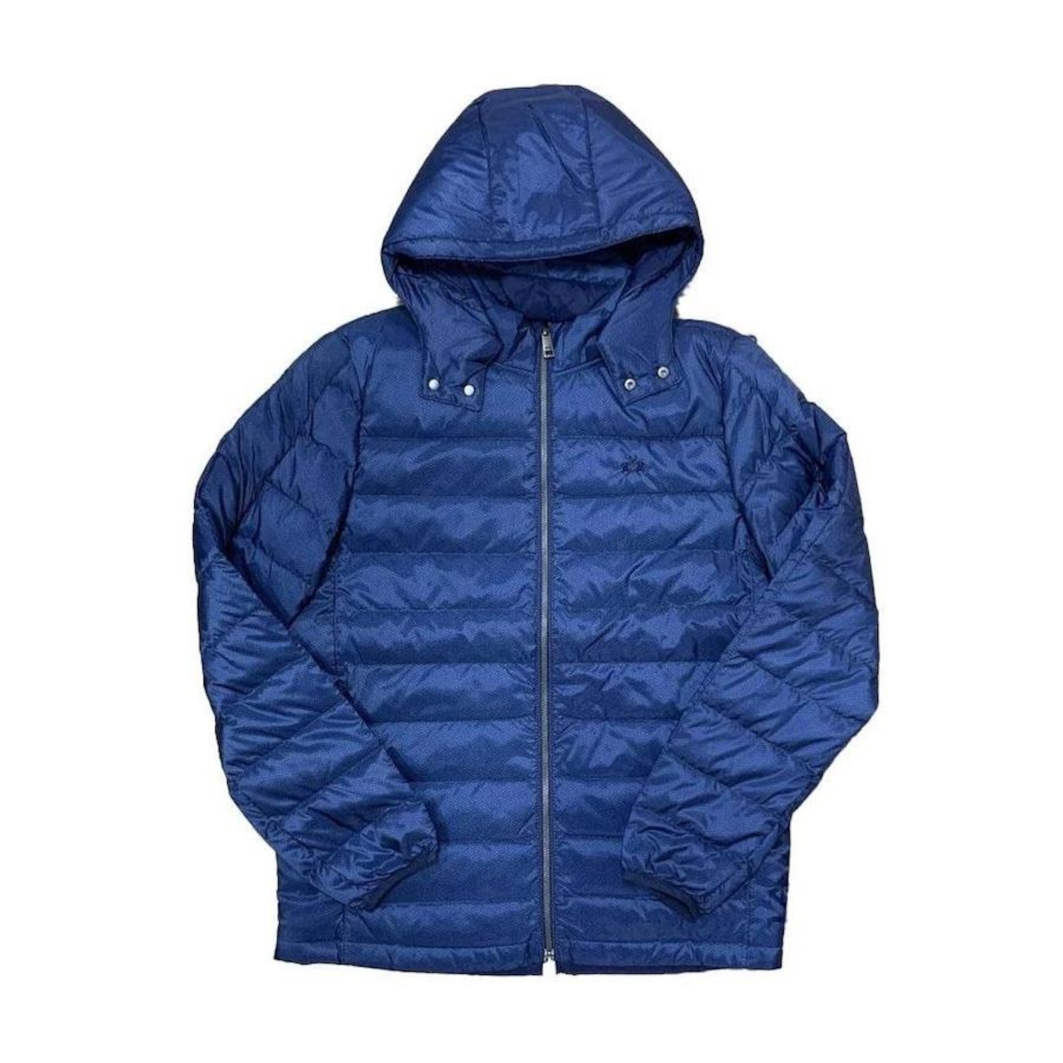 Jaqueta com Capuz La Martina Puffer de Nylon Basica - Masculina - Foto 1