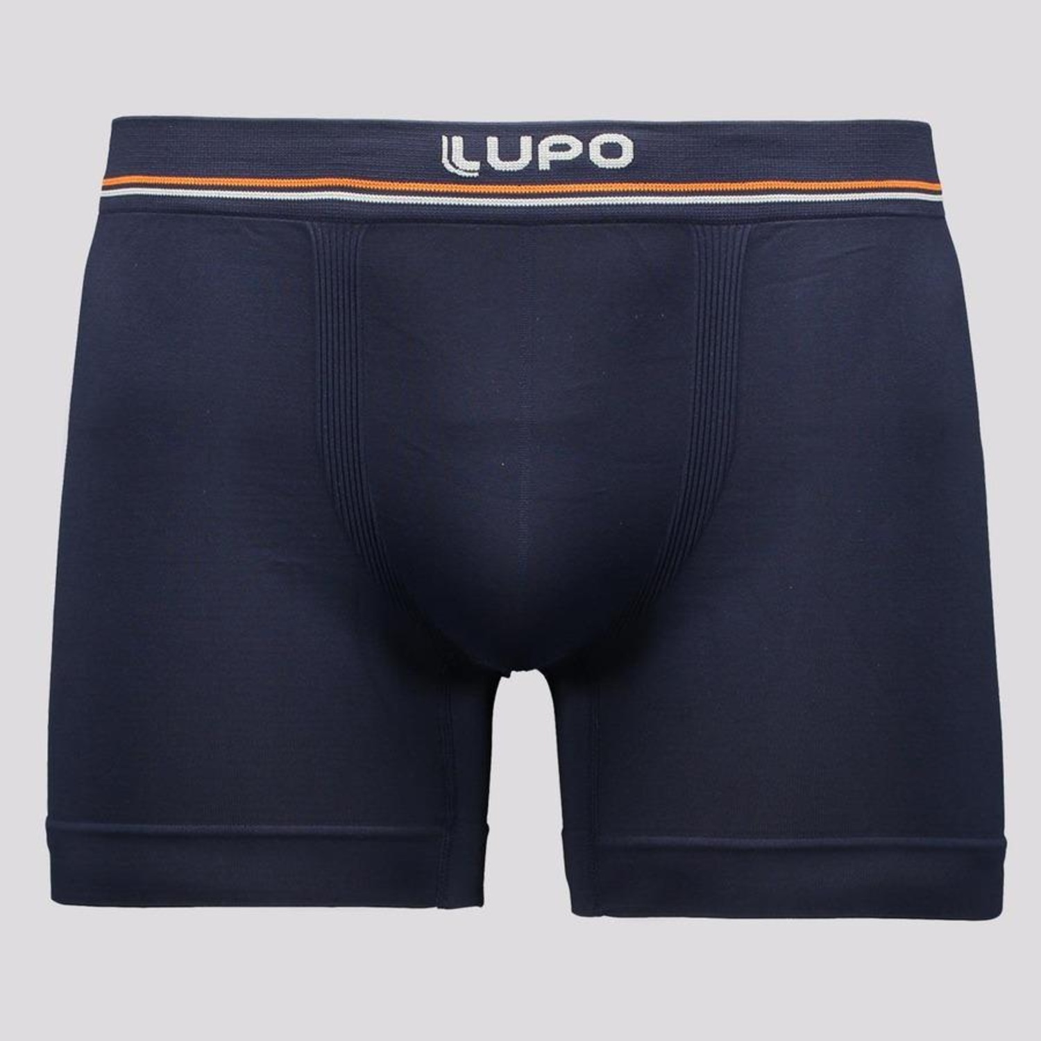Cueca Boxer Lupo Microfibra Sem Costura Blue Nights - Adulto - Foto 1