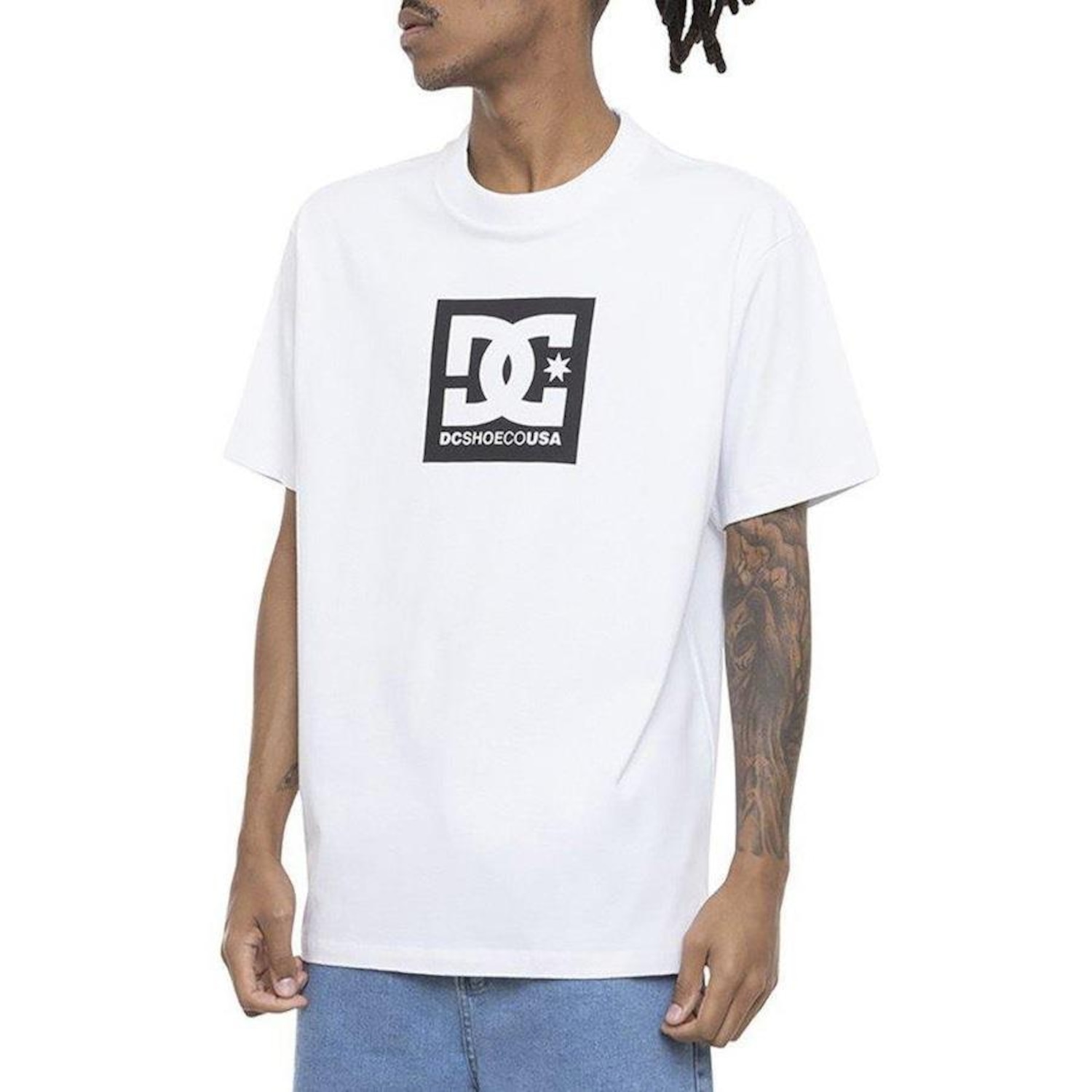Camiseta DC Shoes DC Square Star - Masculina - Foto 1