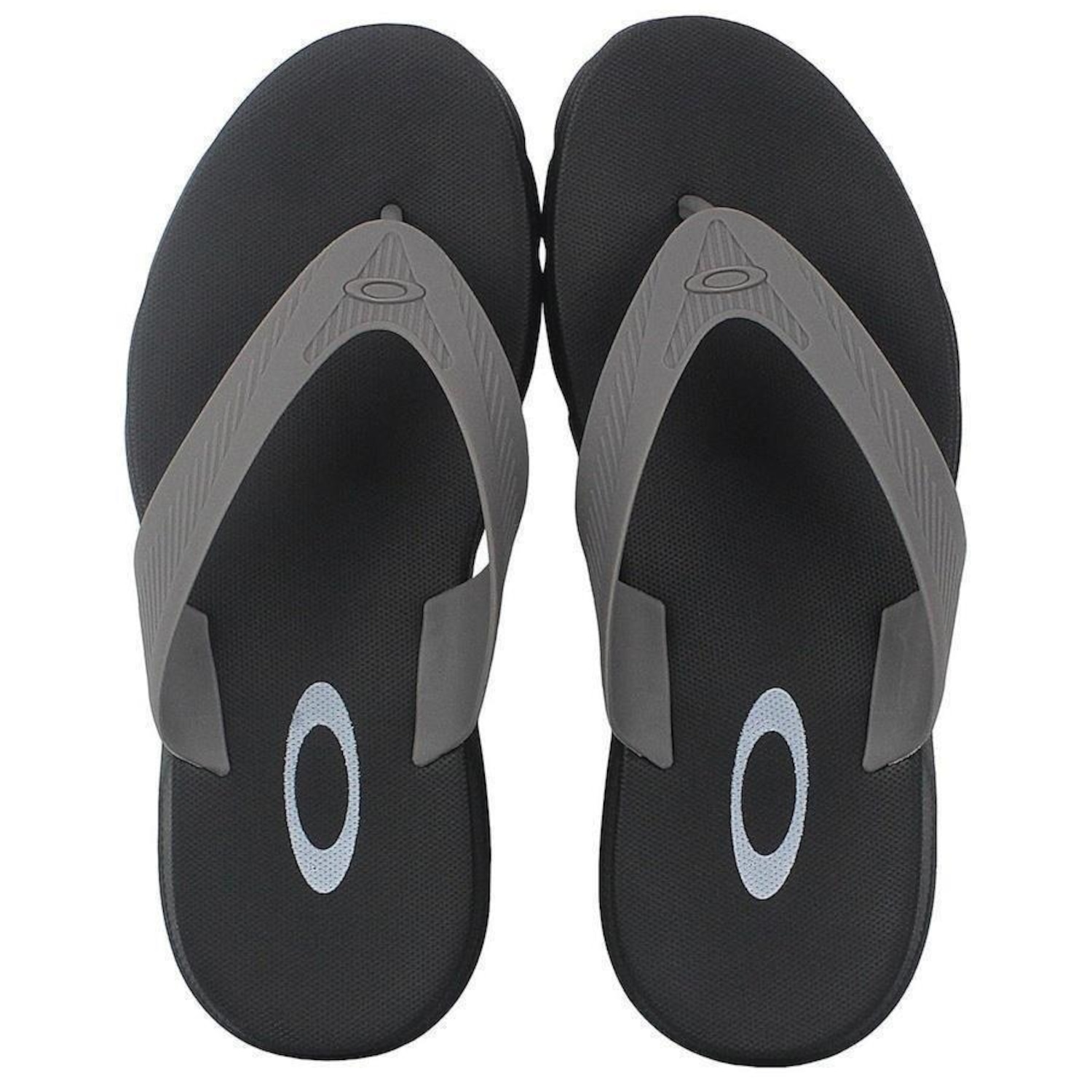 Chinelo Oakley Banks Jet Black - Masculino - Foto 1