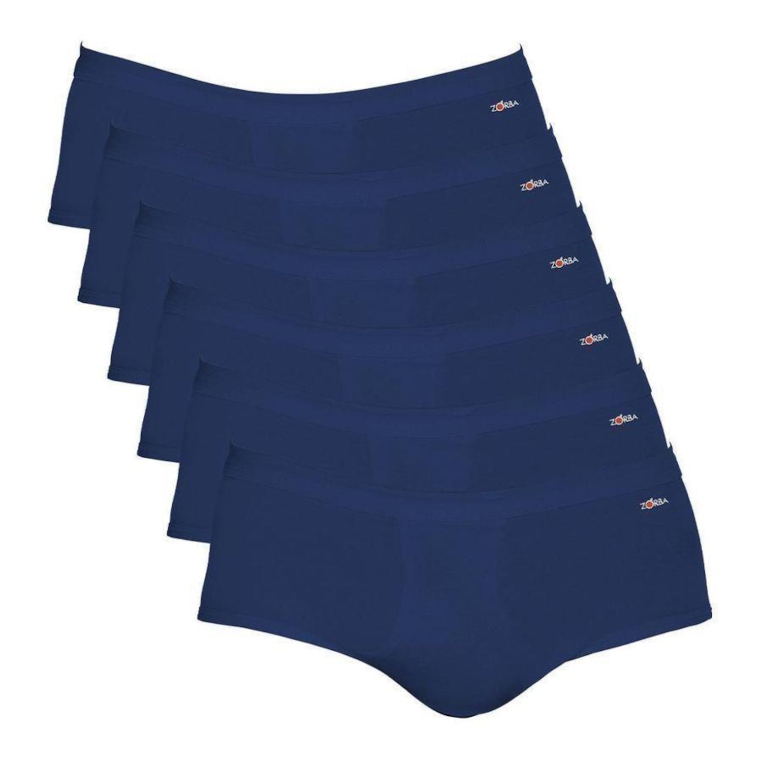 Kit Cuecas Zorba Slip Linea com 6 Peças - Adulto - Foto 1