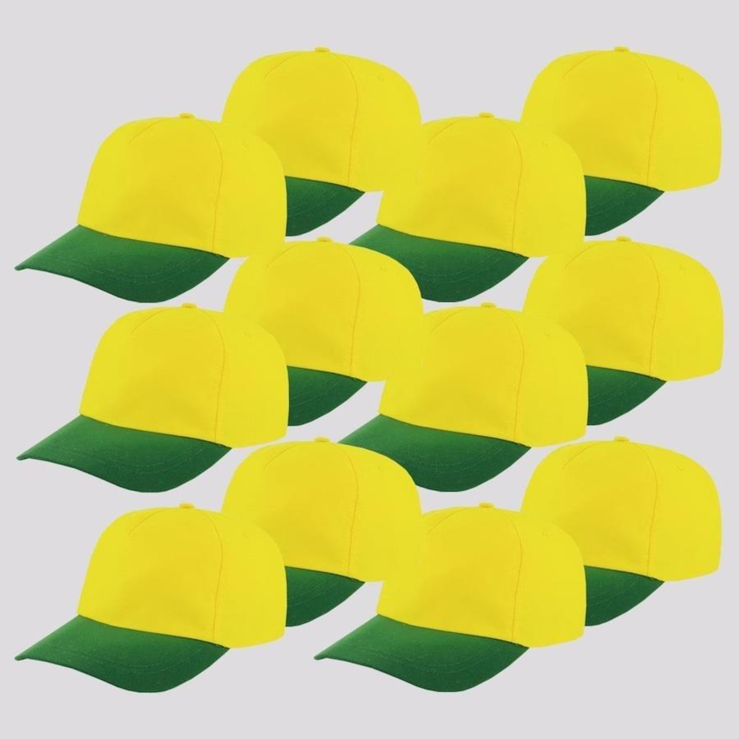 Kit de Boné Aba Curva Dras Sports com 12 unidades - Snapback - Adulto - Foto 1