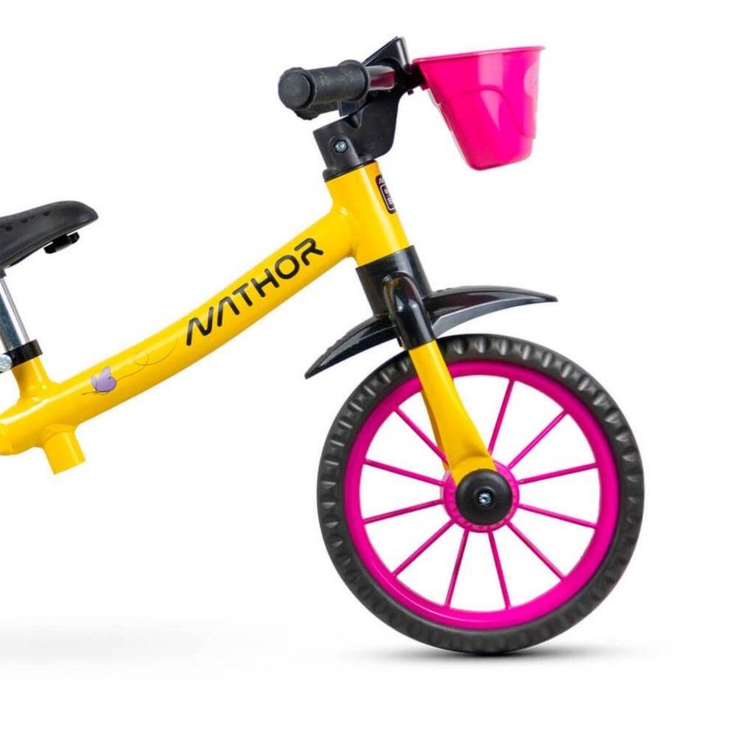 Bicicleta do Equilíbrio Nathor Balance Bike Garden - Sem Freio - Infantil - Foto 2