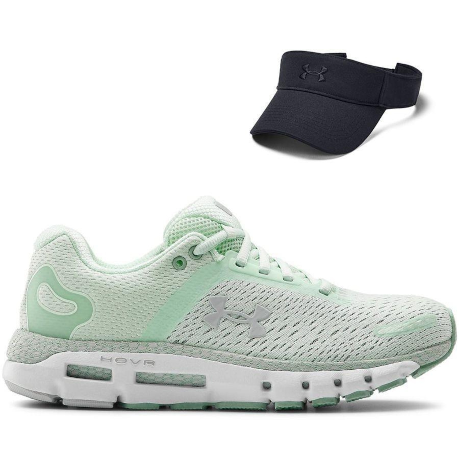 Kit Tênis Under Armour HOVR Infinite 2 + Viseira Play Up - Feminino - Foto 1