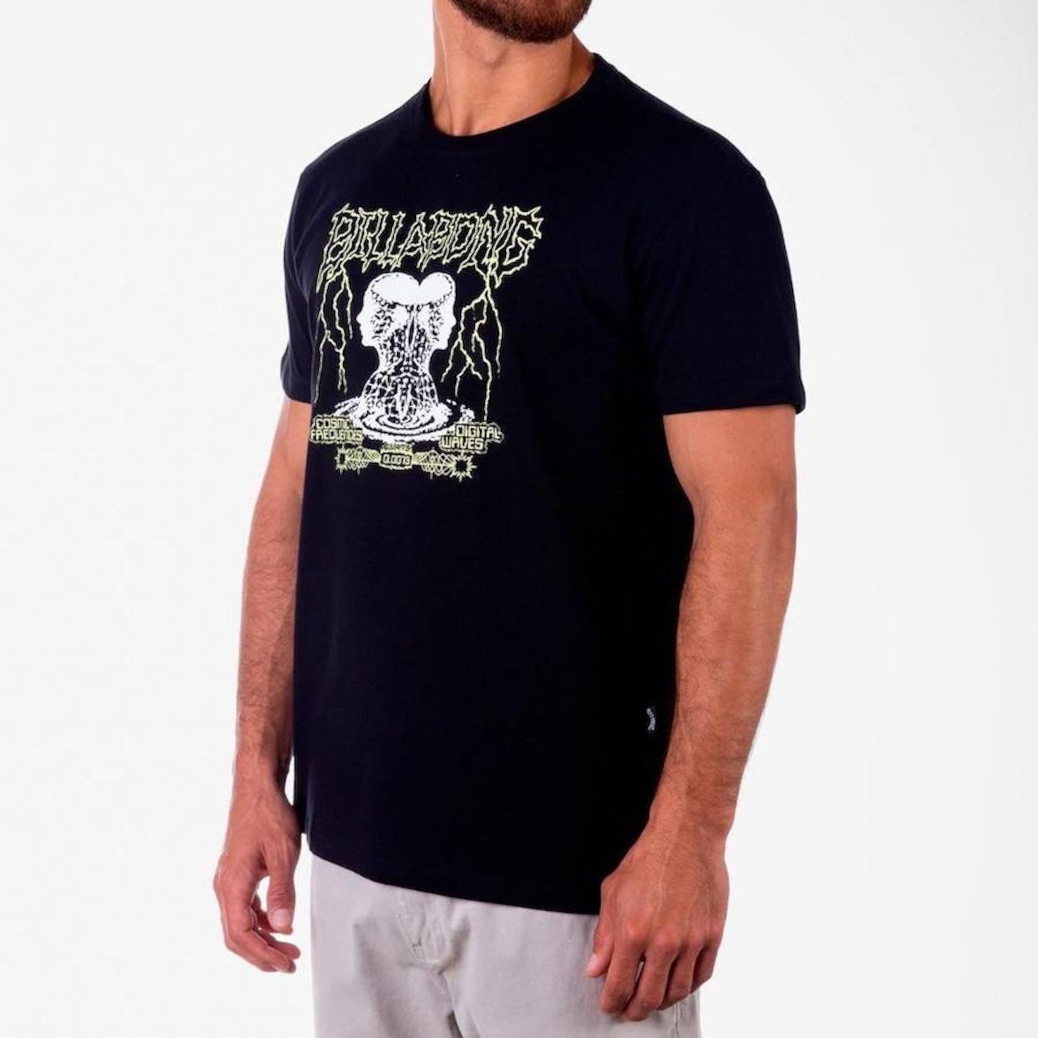 Camiseta Billabong Frequencies - Masculina - Foto 3