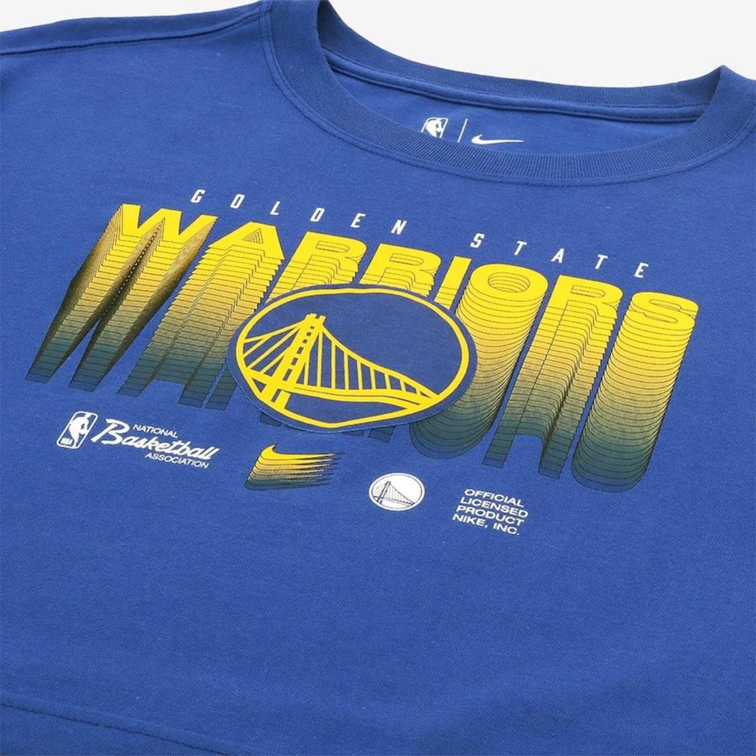 Camiseta Nike Golden State Warriors Courtside - Feminina - Foto 3