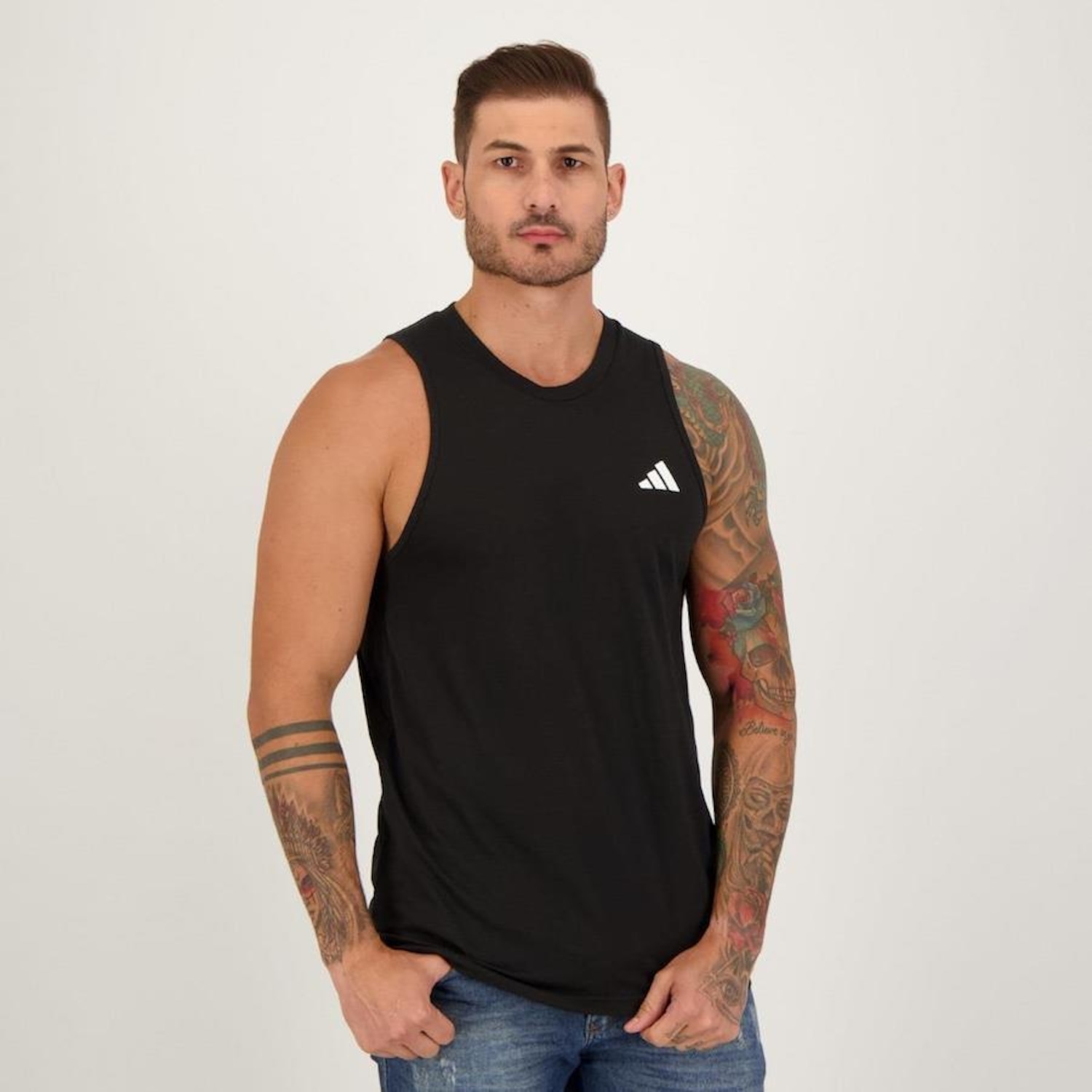 Camiseta Regata adidas Essentials - Masculina - Foto 2