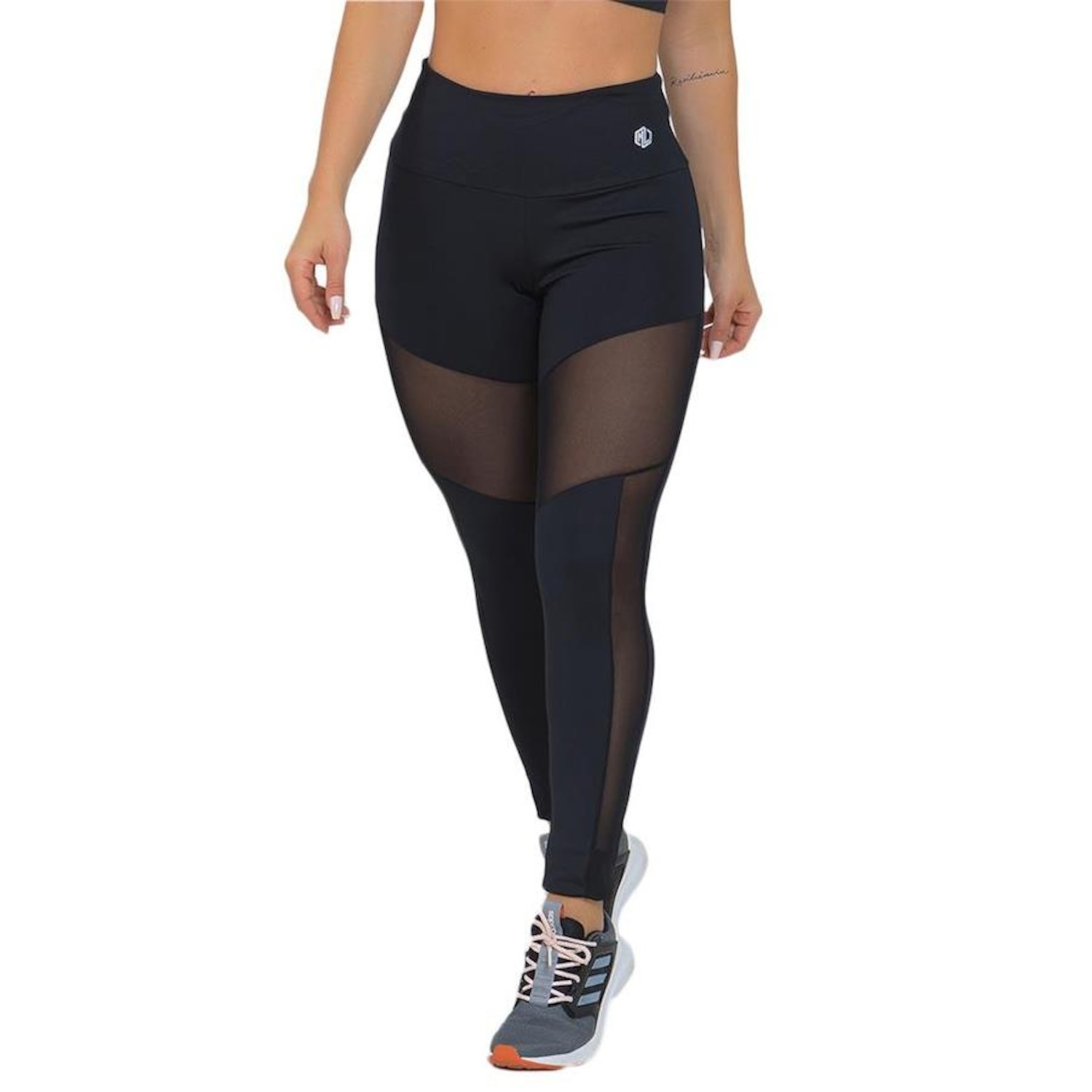 Calça Legging Manalinda Tule - Feminina - Foto 1