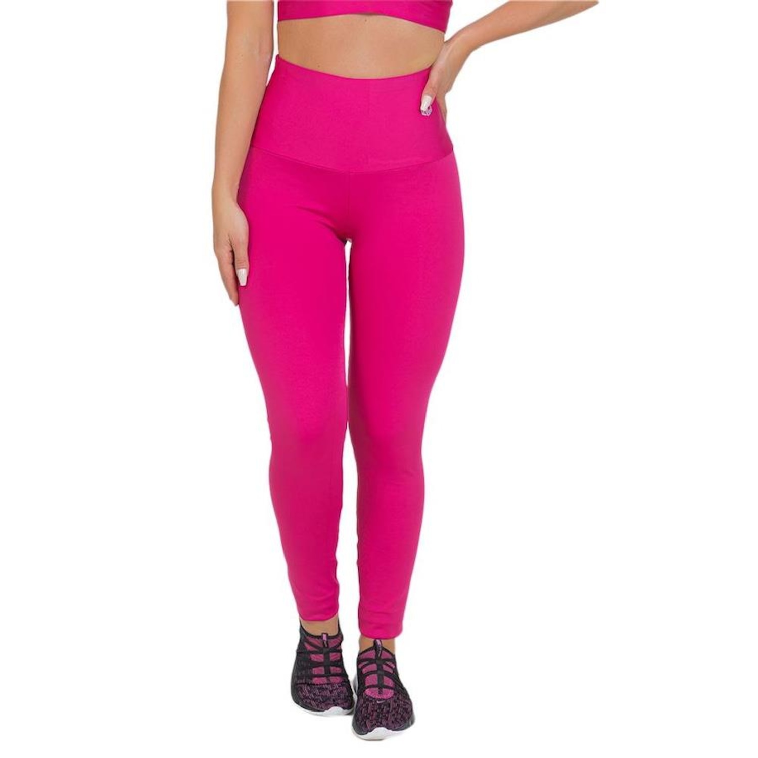 Calça Legging Manalinda Cós Alto - Feminina - Foto 1