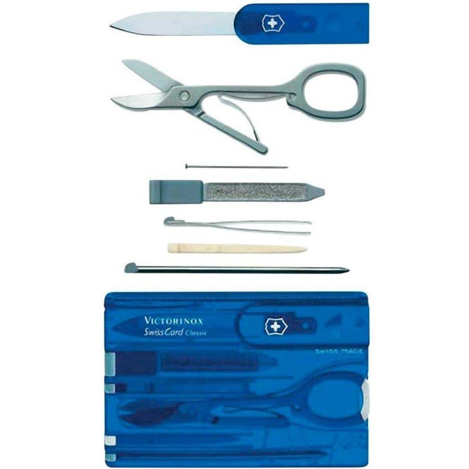 Cartão Victorinox SwissCard Classic Translúcido - Foto 2