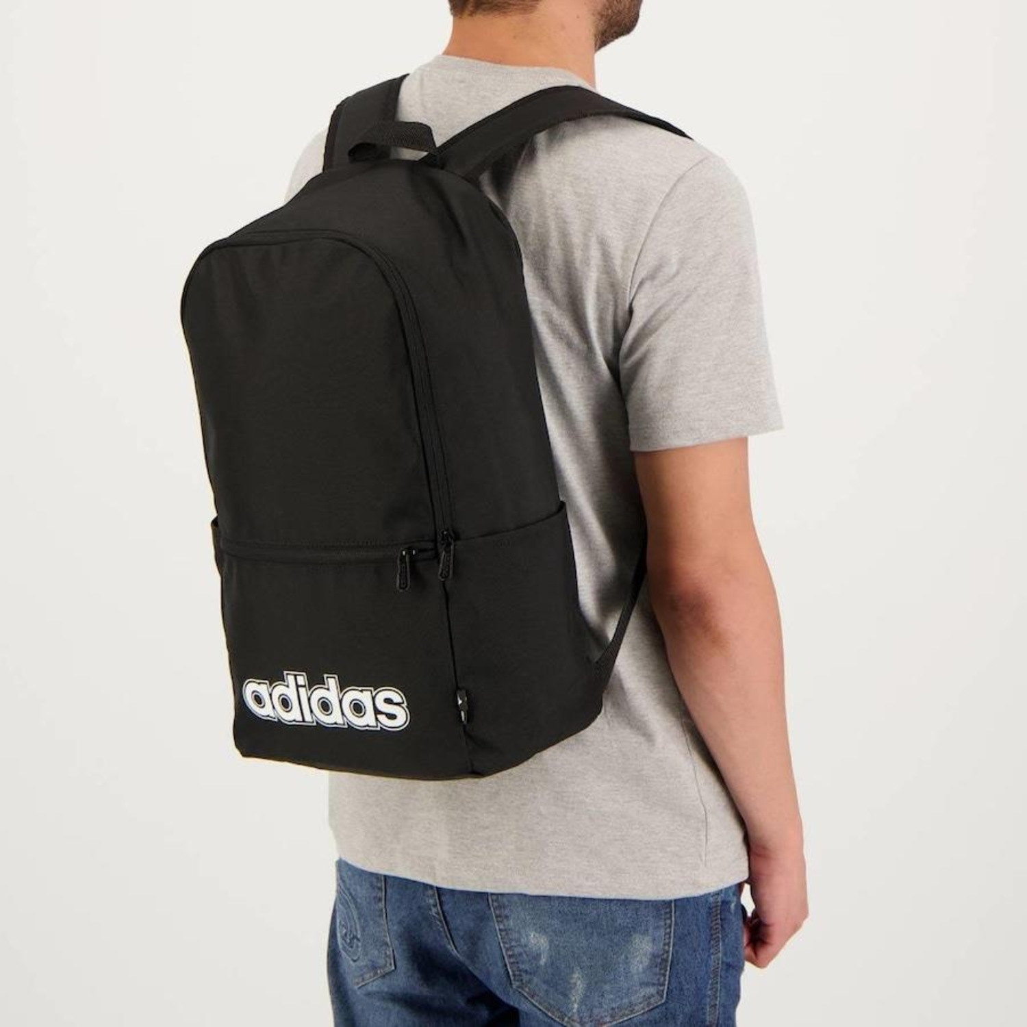 Mochila adidas Classica Linear Day - 20 litros - Foto 1