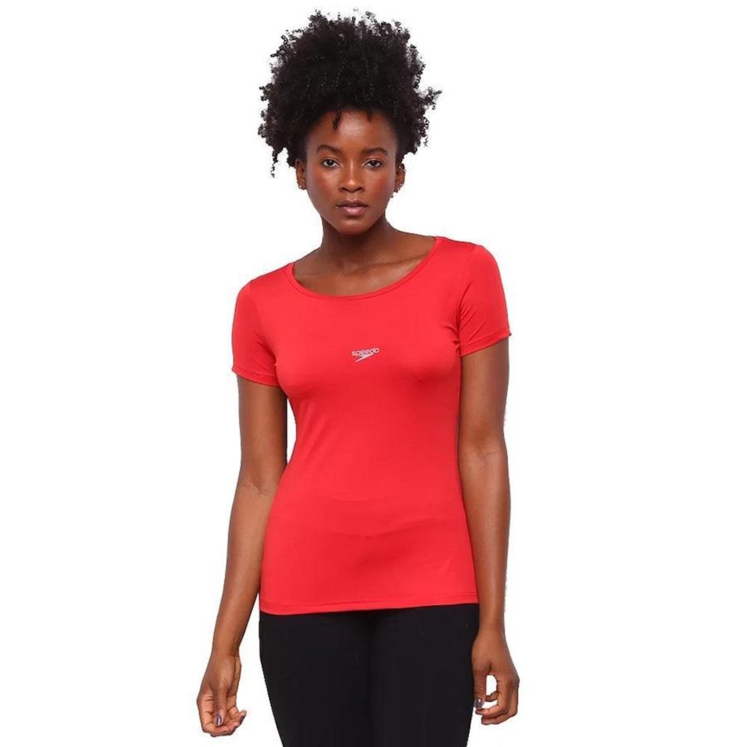 Camiseta Speedo Basic Stretch - Feminina - Foto 1