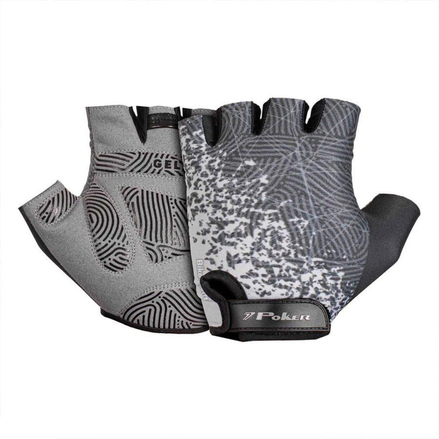 Luvas para Ciclismo Poker Antishock Gel Swift - Aduto - Foto 1