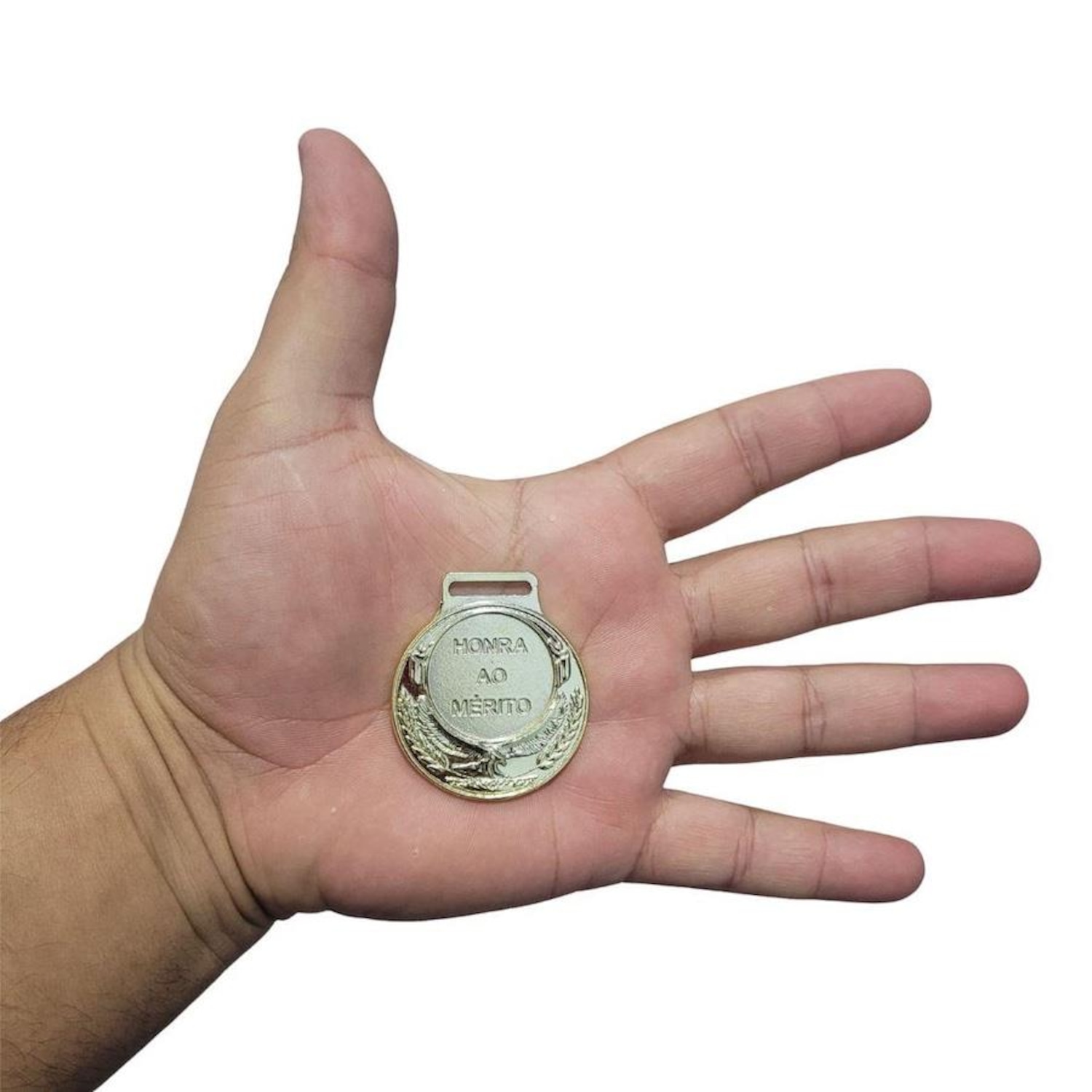 Kit Medalhas Vitória Honra ao Mérito 39000 39MM com Fita - 10 Unidades - Foto 2