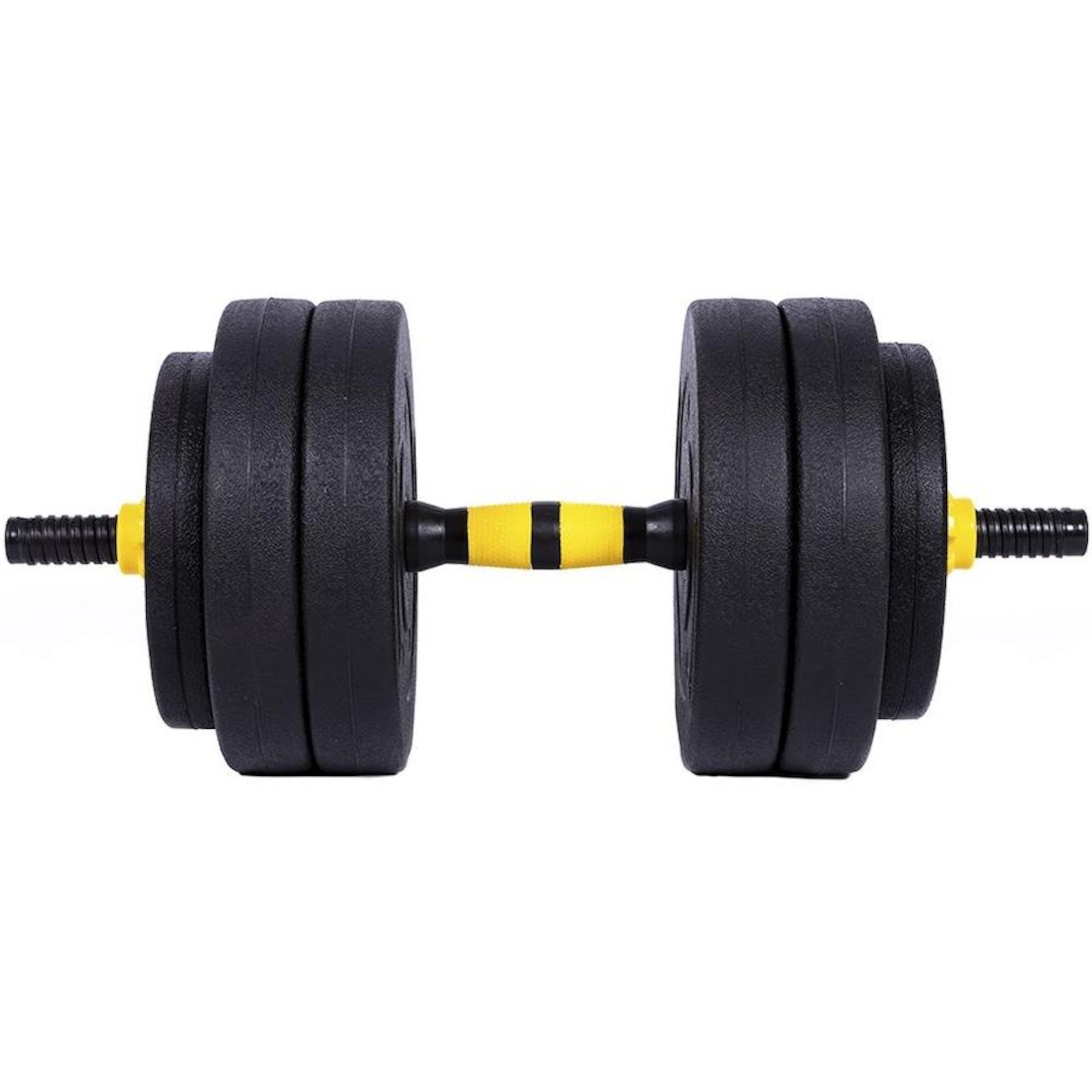 Kit de Halteres Yangfit com Anilhas e Barra - 25kg - Foto 4
