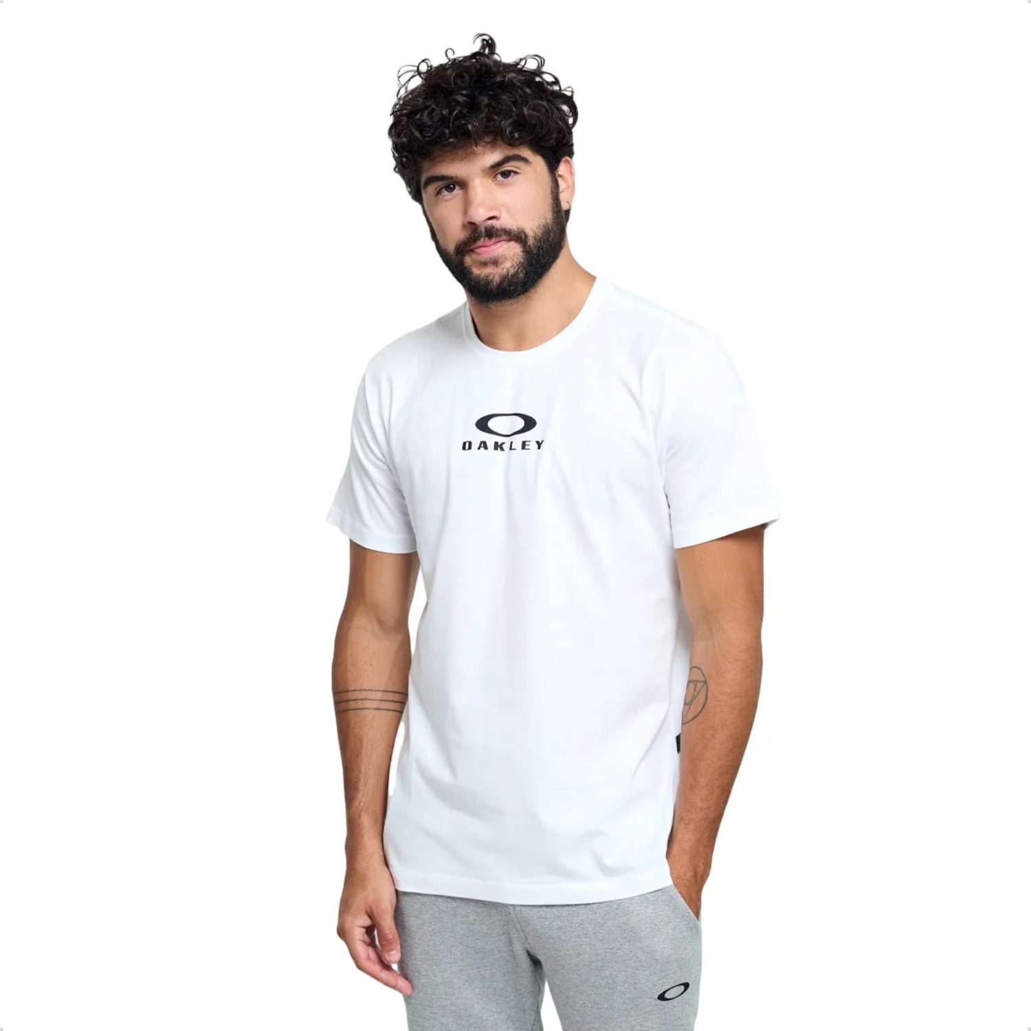 Camiseta Oakley Bark New Tee - Masculina - Foto 1