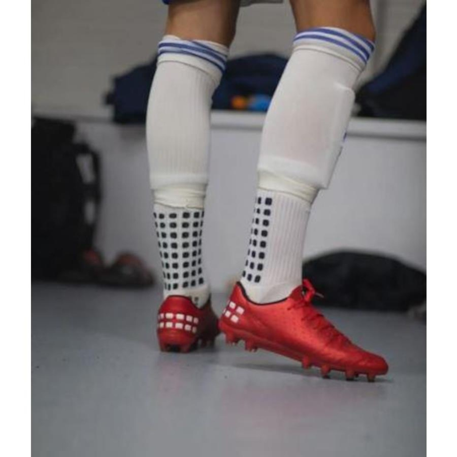 Meia Antiderrapante Workout Futebol Tipo Trusox Anti Torção Esportiva - Masculina - Foto 4