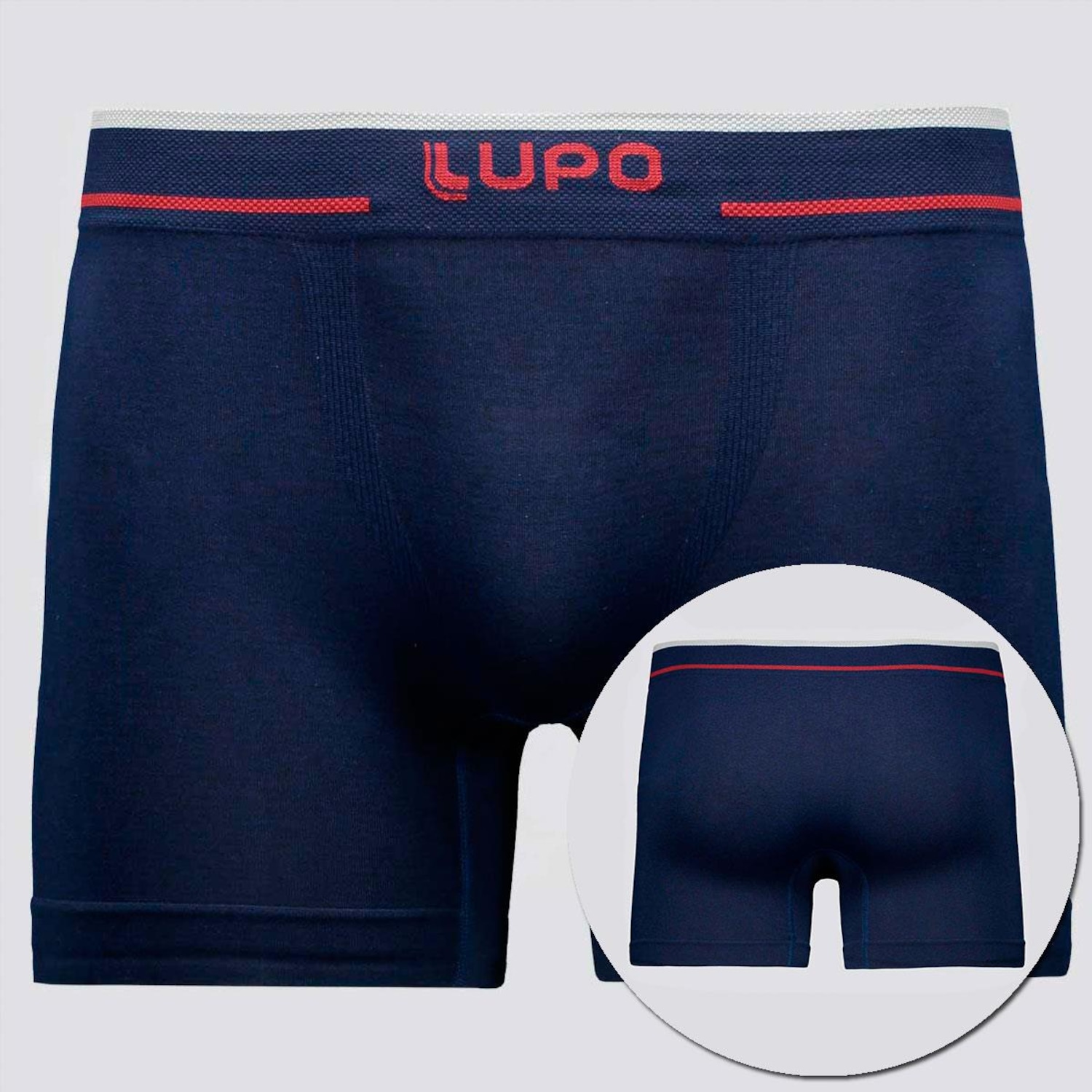 Kit Cueca Boxer Lupo Microfibra Sem Costura Sortidas - 4 unidades - Masculina - Foto 2