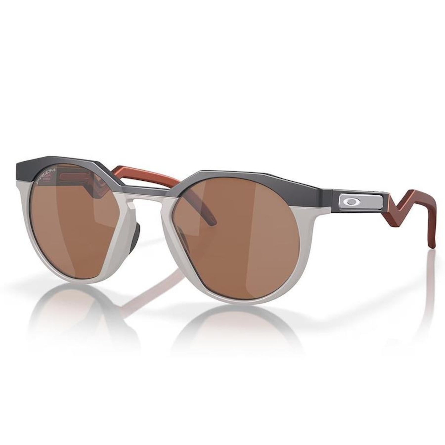 Óculos de Sol Oakley Unissex HSTN Matte Carbon Prizm Tungsten - Foto 1