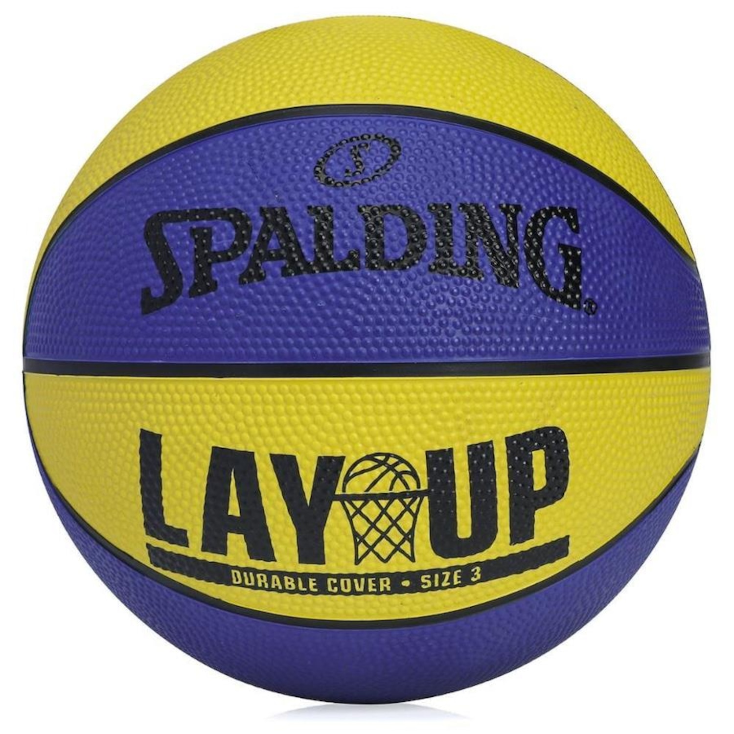 Mini Bola de Basquete Spalding Lay Up Tam 3 - Foto 1
