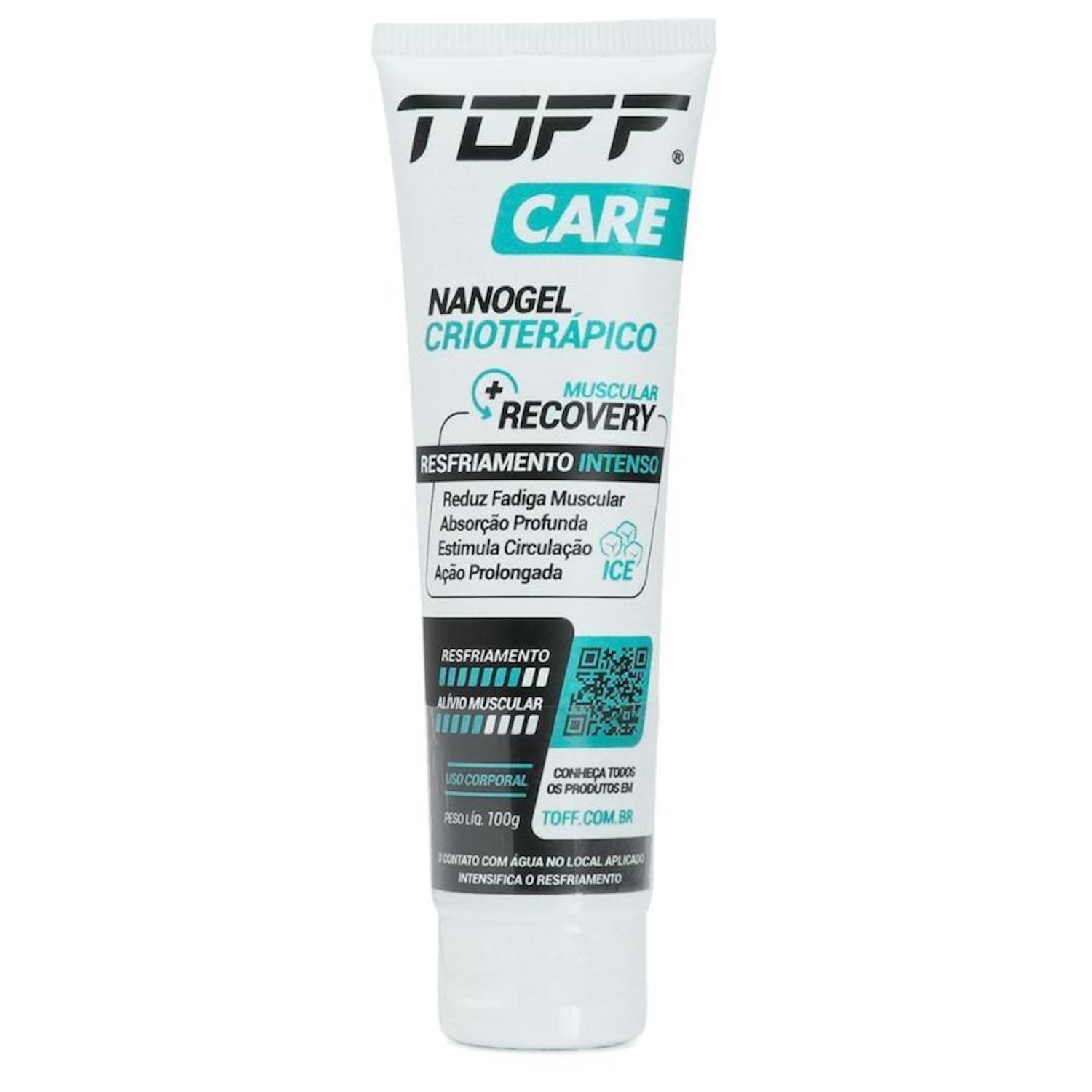 Creme Nanogel Toff Care Crioterápico Resfriamento Intenso - 100g - Foto 1