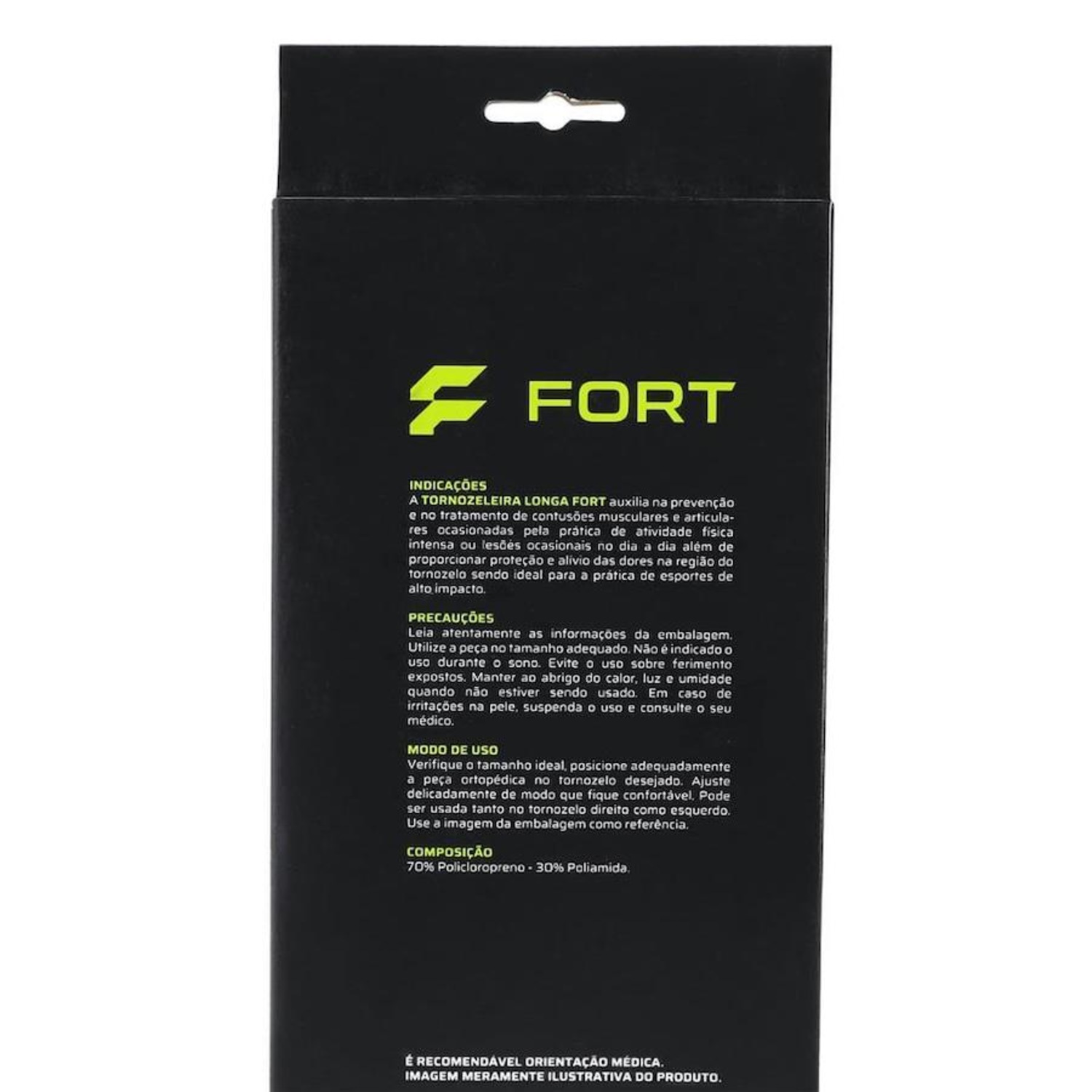 Tornozeleira Fort Neoprene Longa - Foto 3