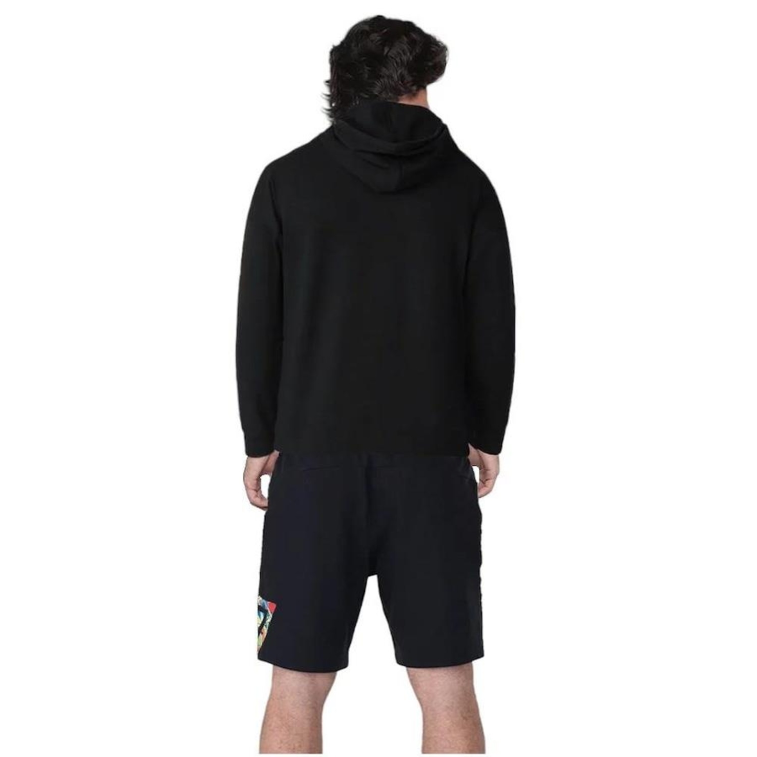 Conjunto Umbro X Panini: Blusão de Moletom com Capuz + Bermuda - Masculino - Foto 2
