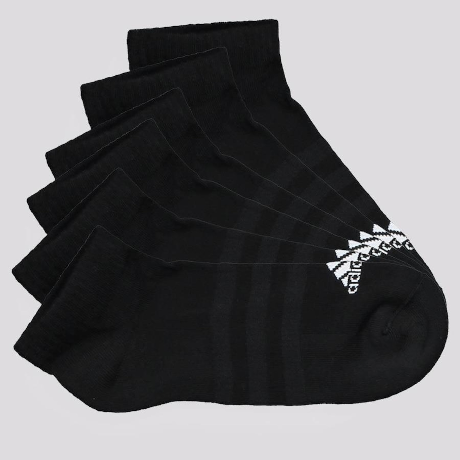Kit Meias Cano Baixo adidas I - 6 Pares - Adulto - Foto 1
