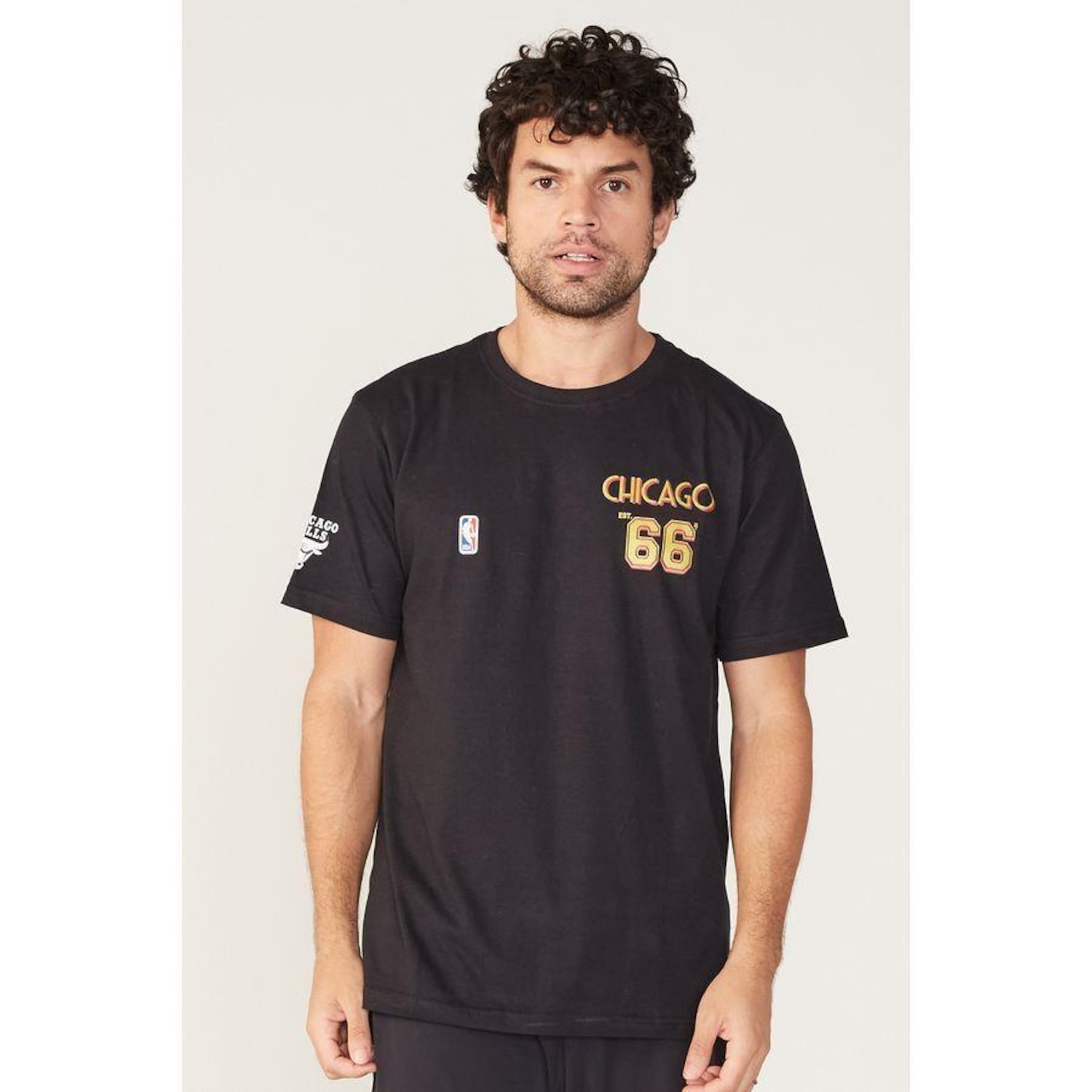 Camiseta NBA Estampada Chicago Bulls - Masculina - Foto 4